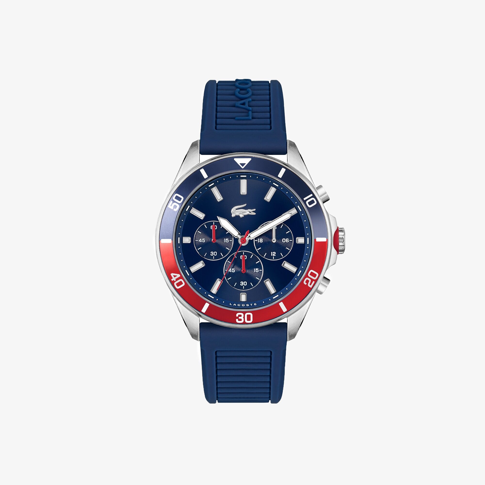 Men’s Tiebreaker Blue Silicone Strap Watch 