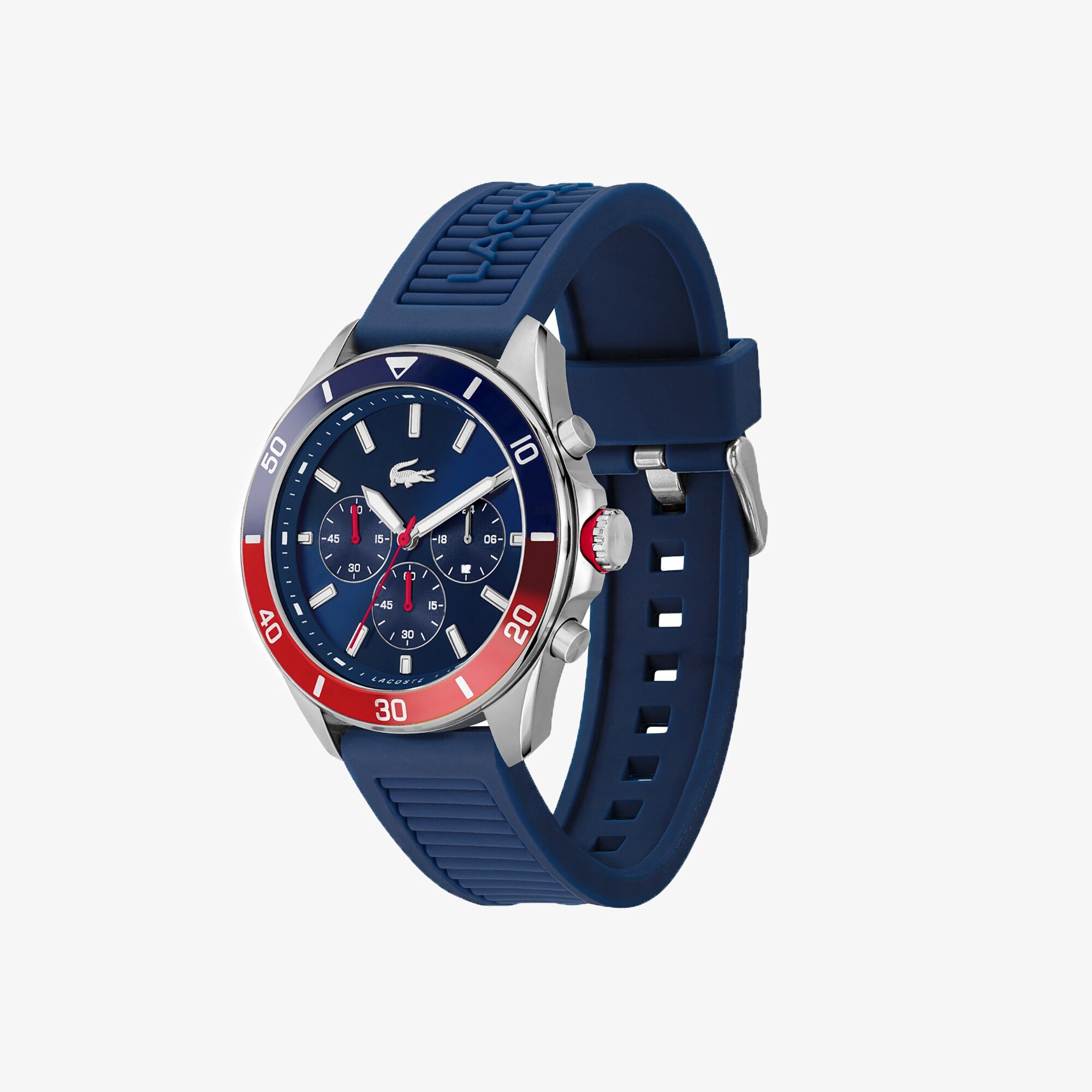 Men’s Tiebreaker Blue Silicone Strap Watch 
