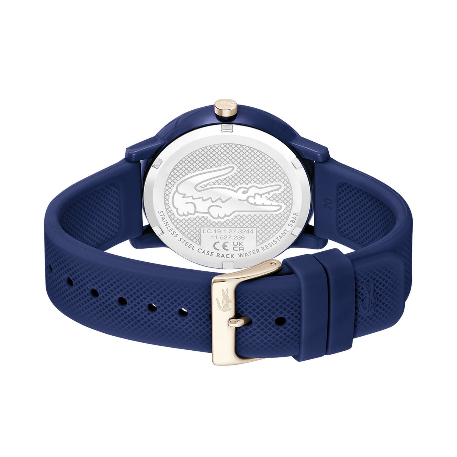 Men Brass Dial & Straps Analogue Watch