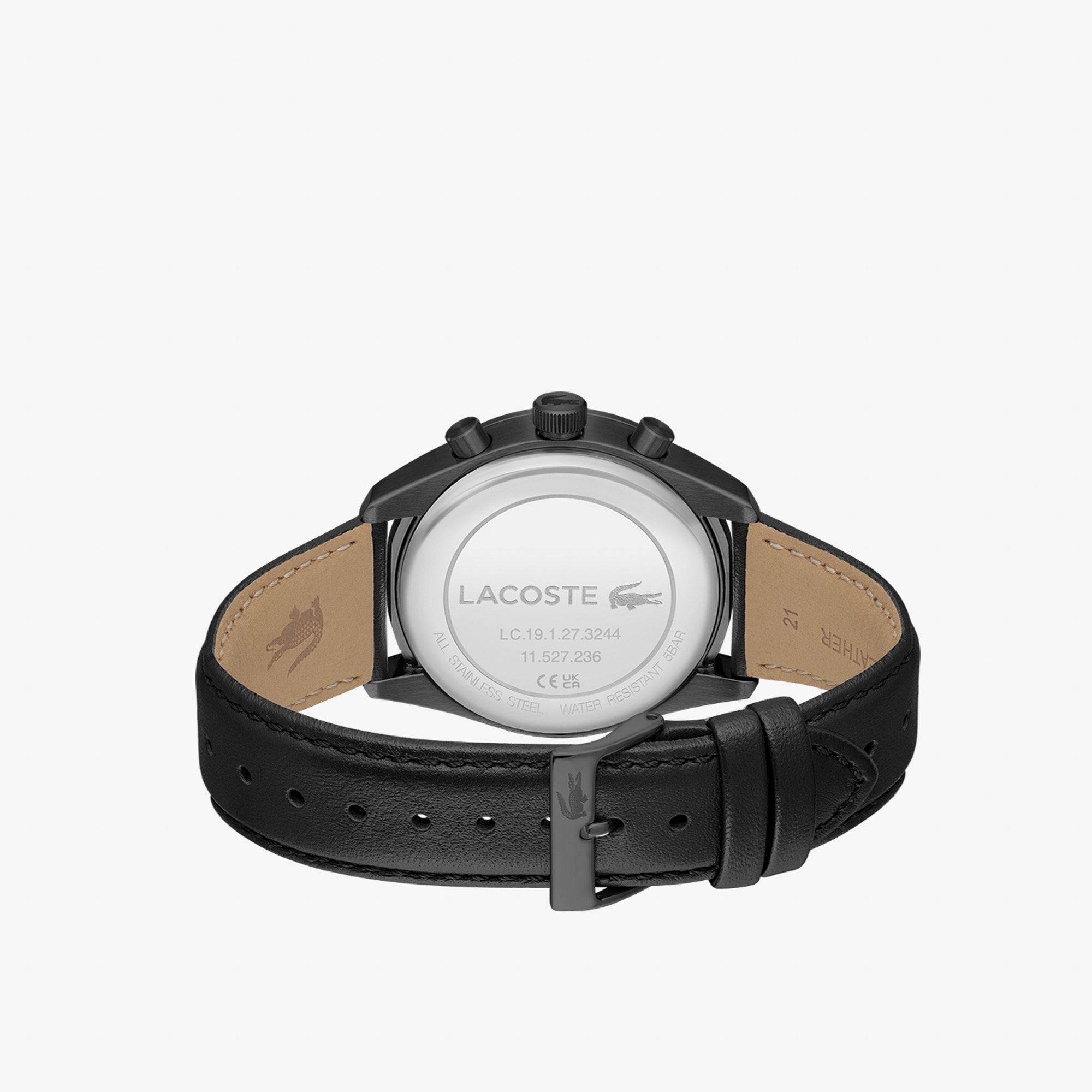 Boston Leather Chronograph Watch
