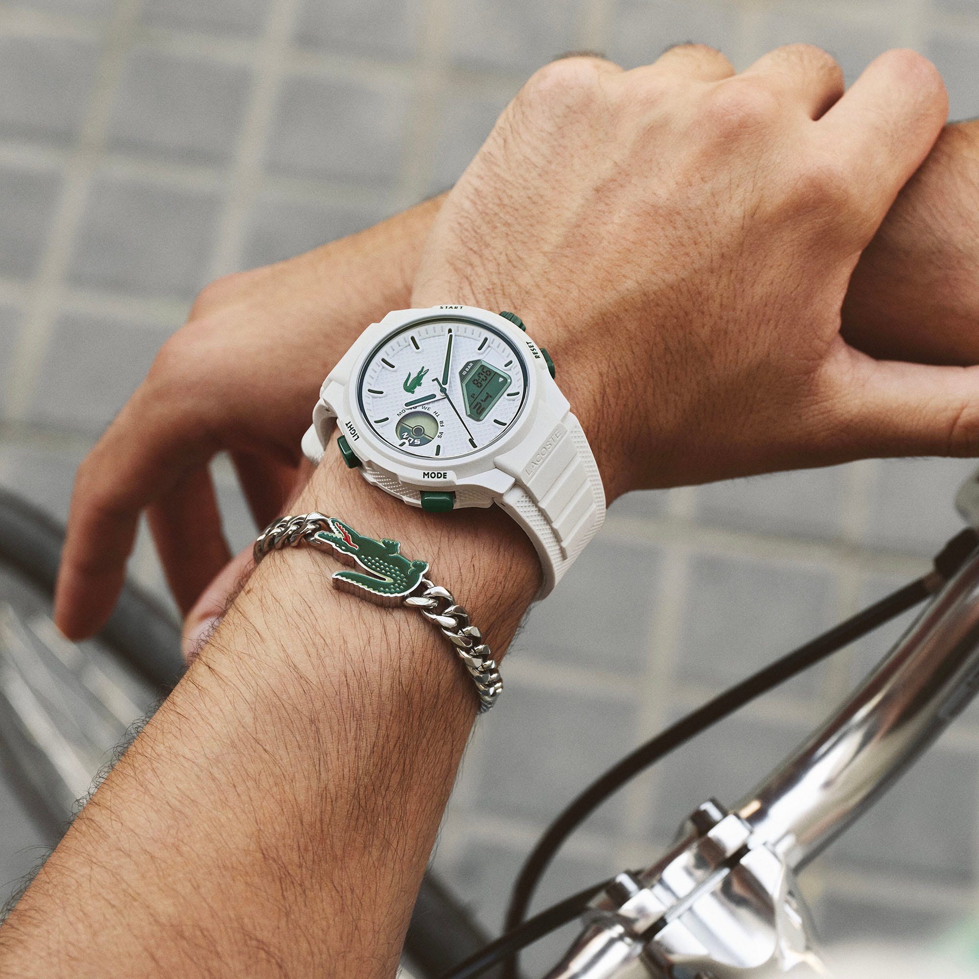 LC33 Analog and Digital Silicone Watch