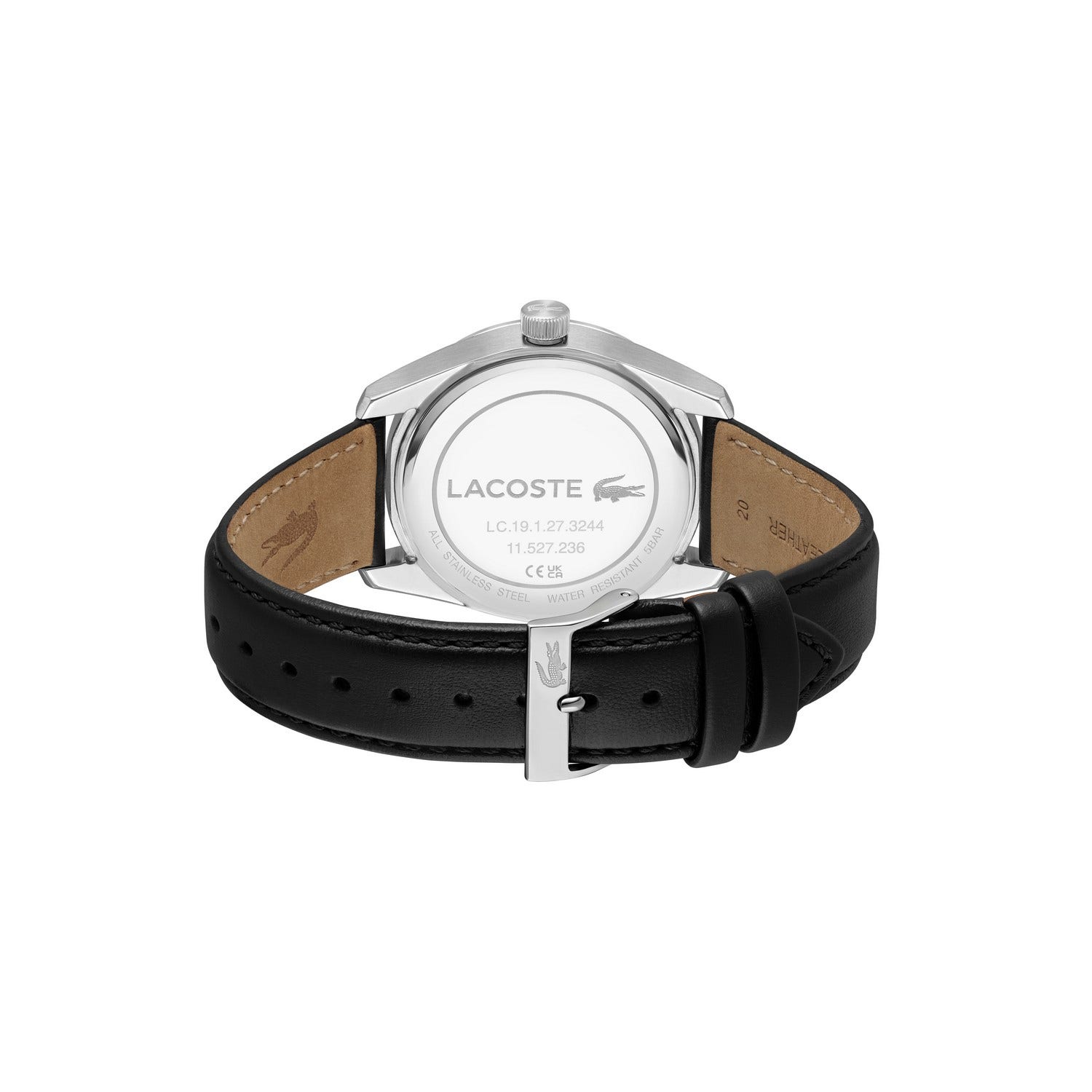 Men Boston Leather Straps Analogue Watch