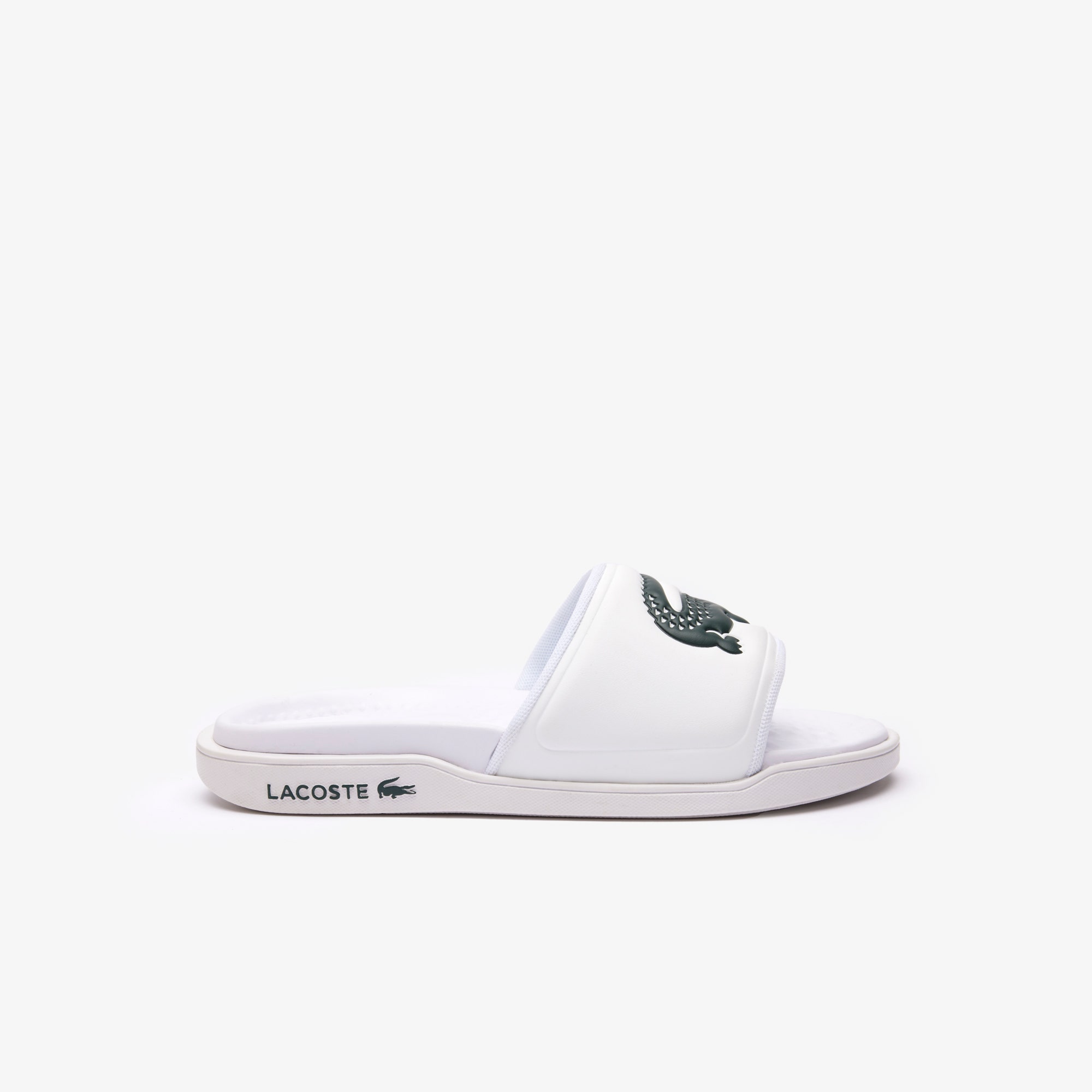 Men's Croco Dualiste Synthetic Logo Strap Slides