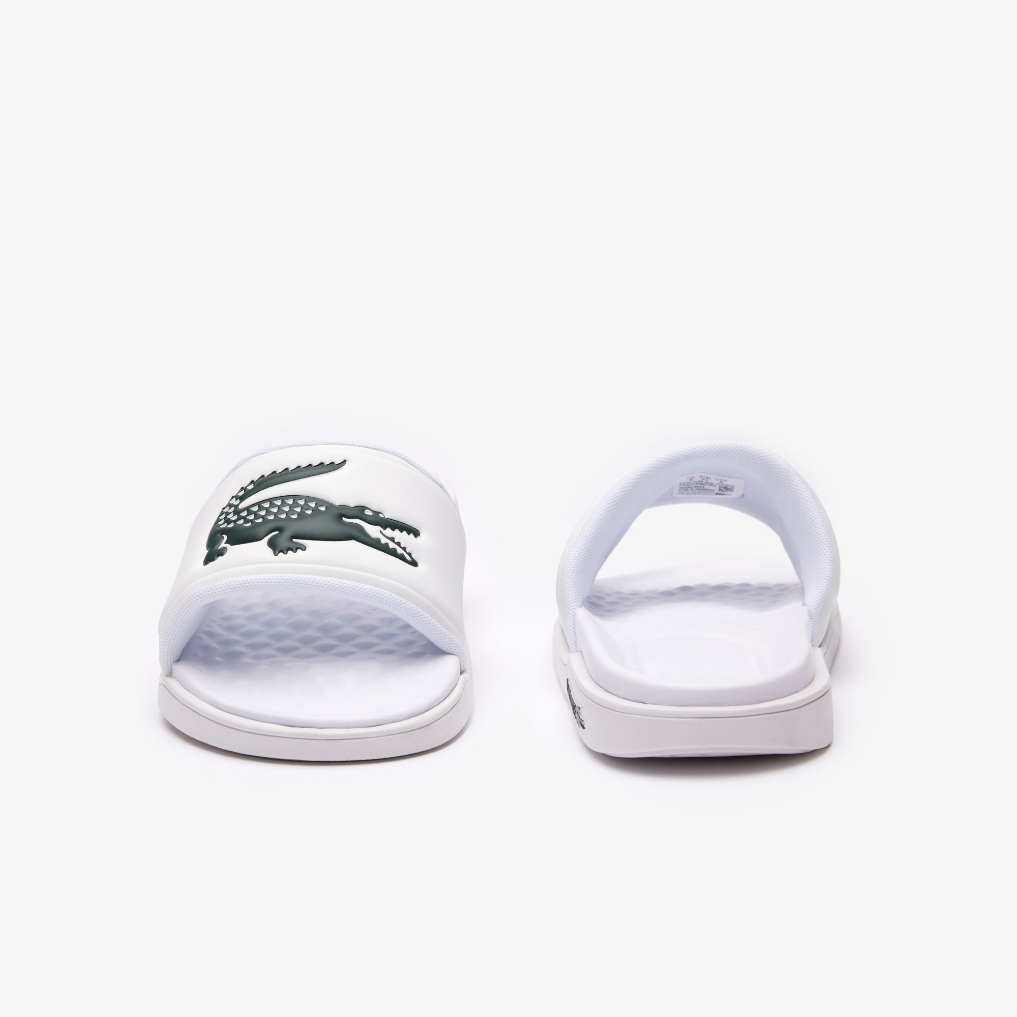 Men's Croco Dualiste Synthetic Logo Strap Slides