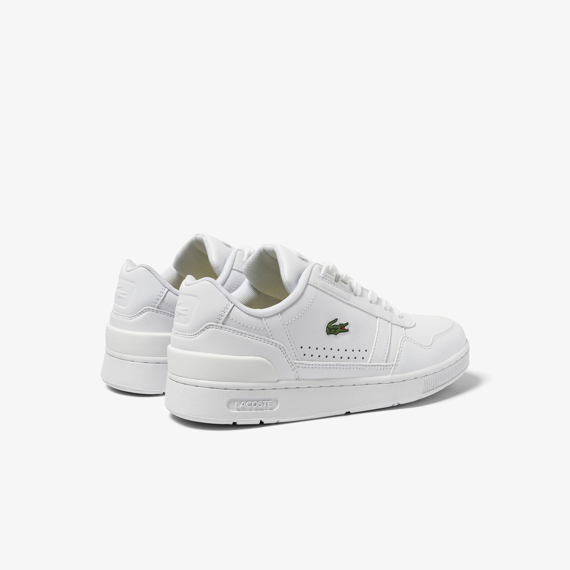 Women's Lacoste T-Clip Leather Trainers