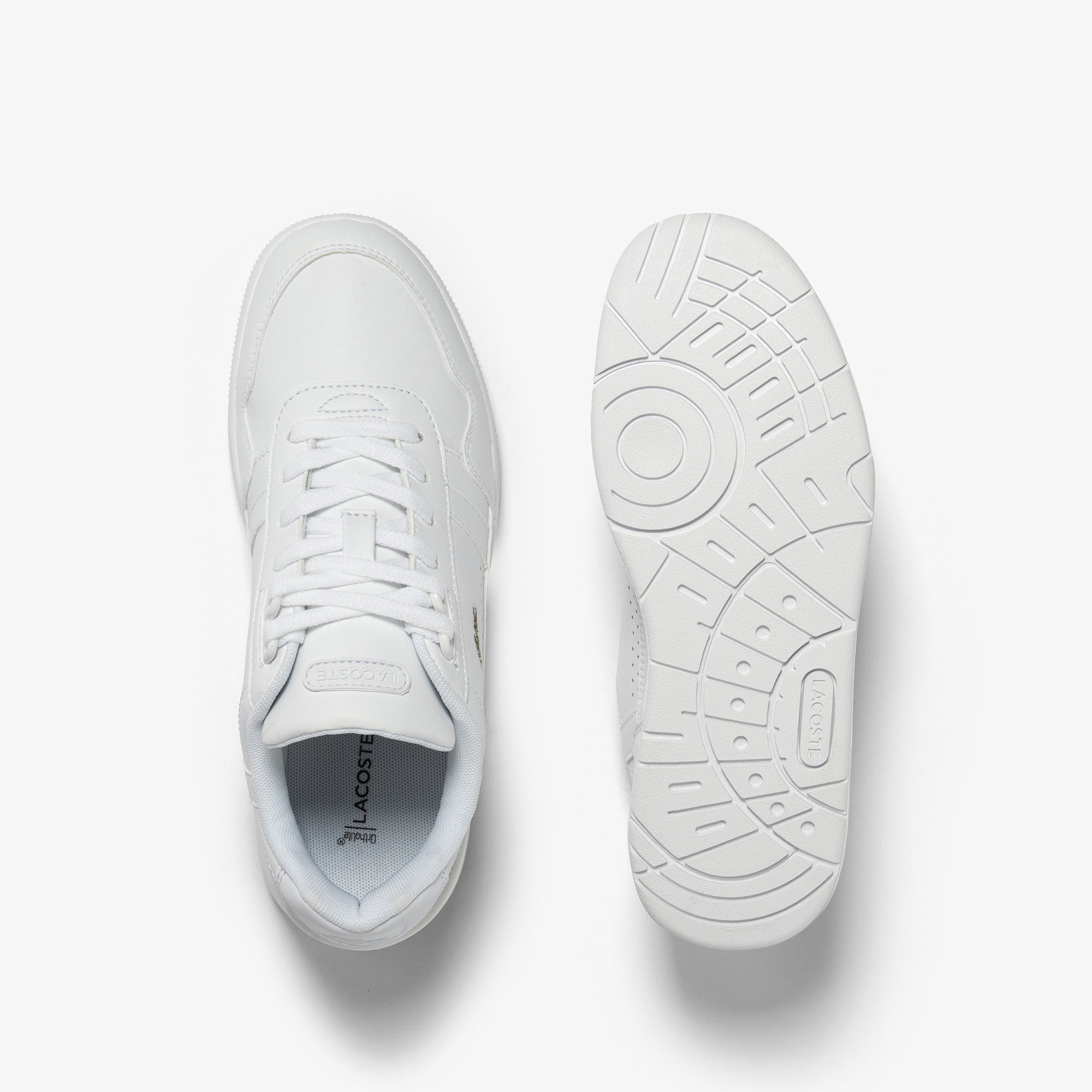 Women's Lacoste T-Clip Leather Trainers
