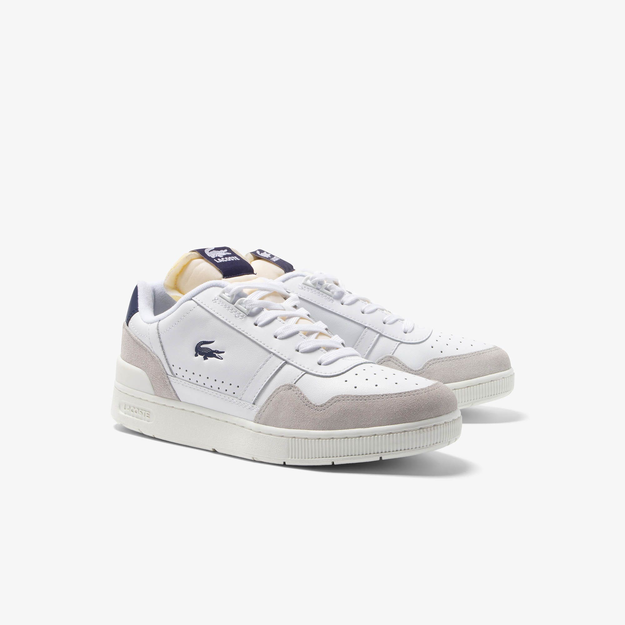Men's T-Clip Leather Trim Trainers