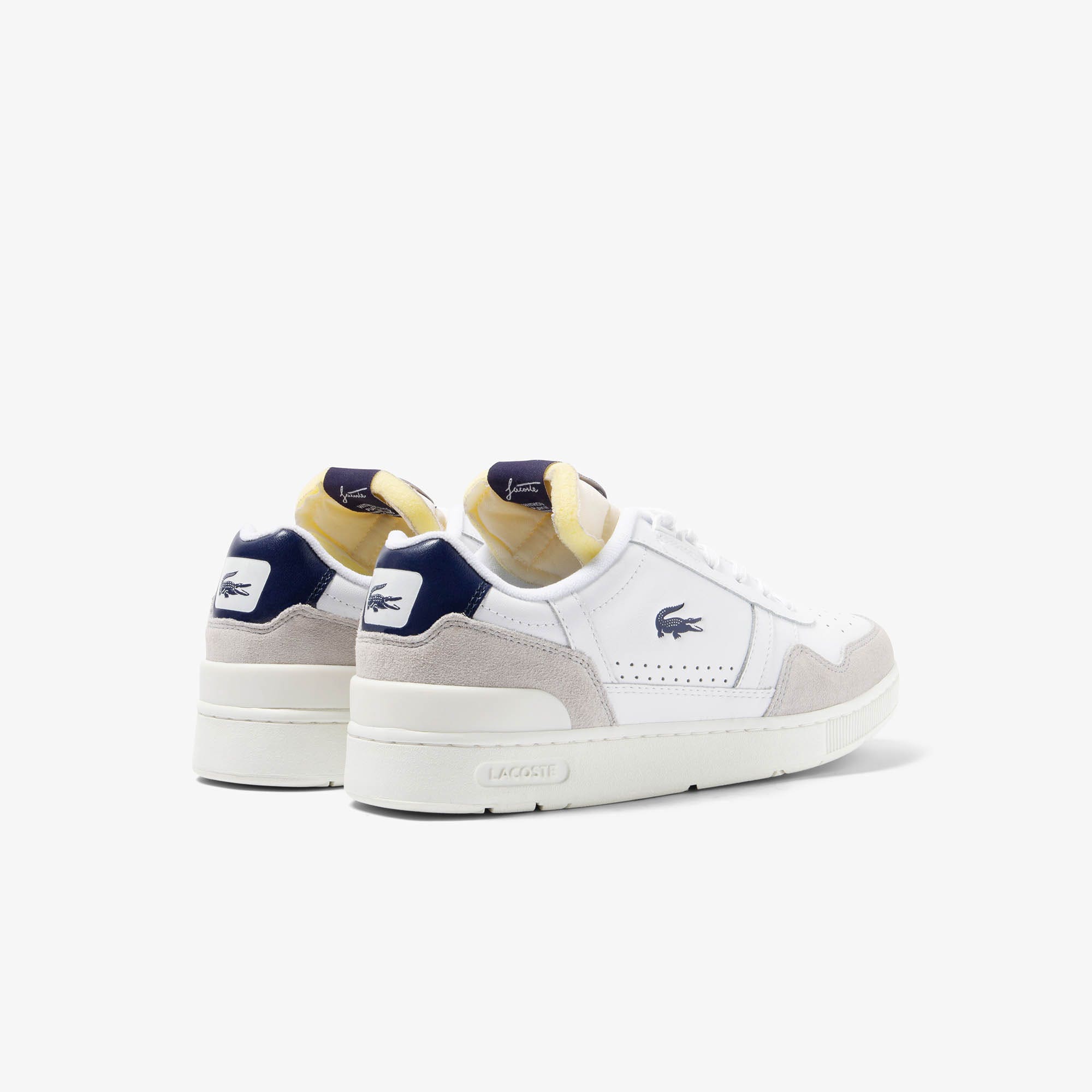 Men's T-Clip Leather Trim Trainers