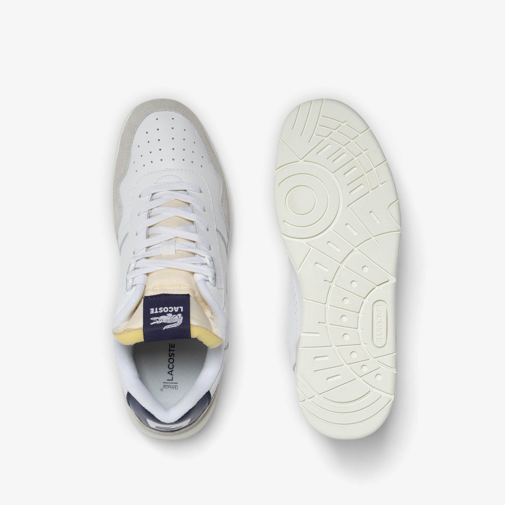 Men's T-Clip Leather Trim Trainers