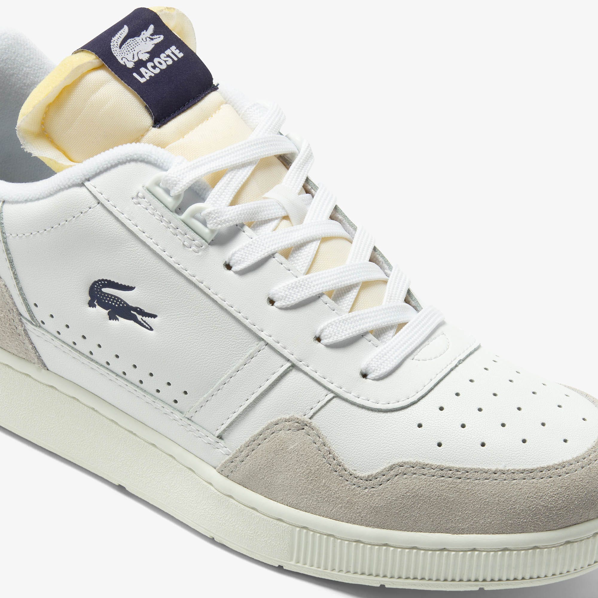Men's T-Clip Leather Trim Trainers