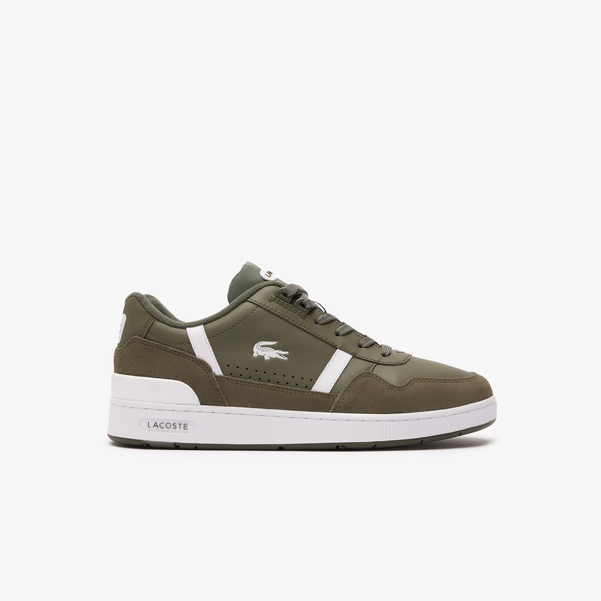 Men's T-Clip Leather BiColour Trainers