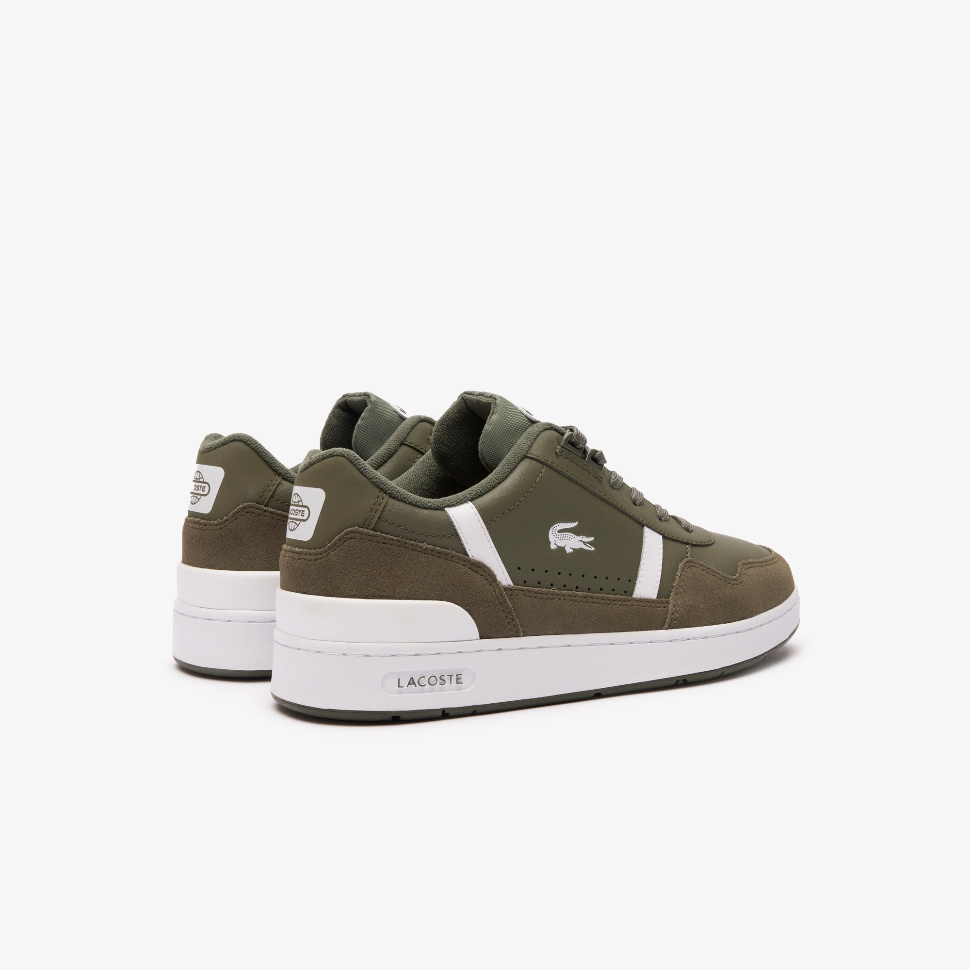 Men's T-Clip Leather BiColour Trainers