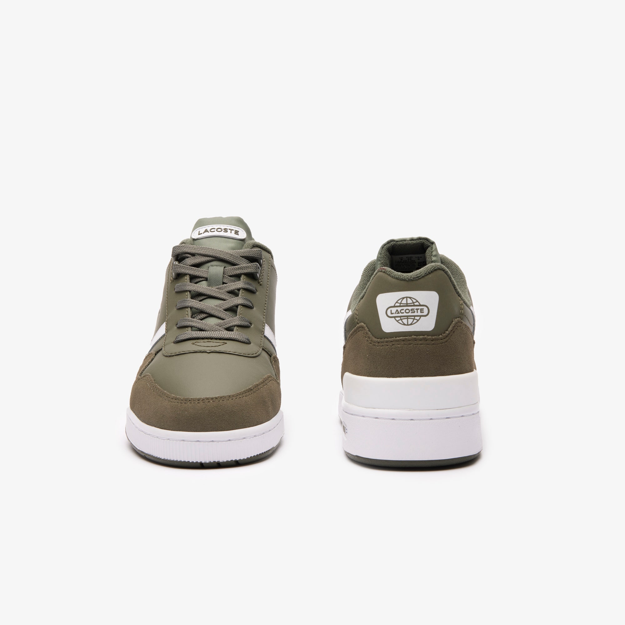 Men's T-Clip Leather BiColour Trainers