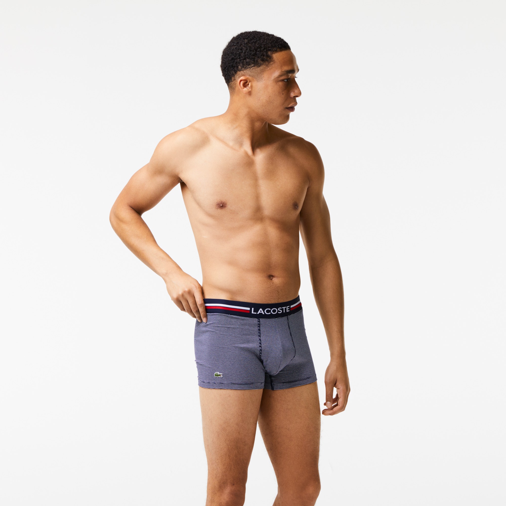 3-Pack Tricolor Band Trunks