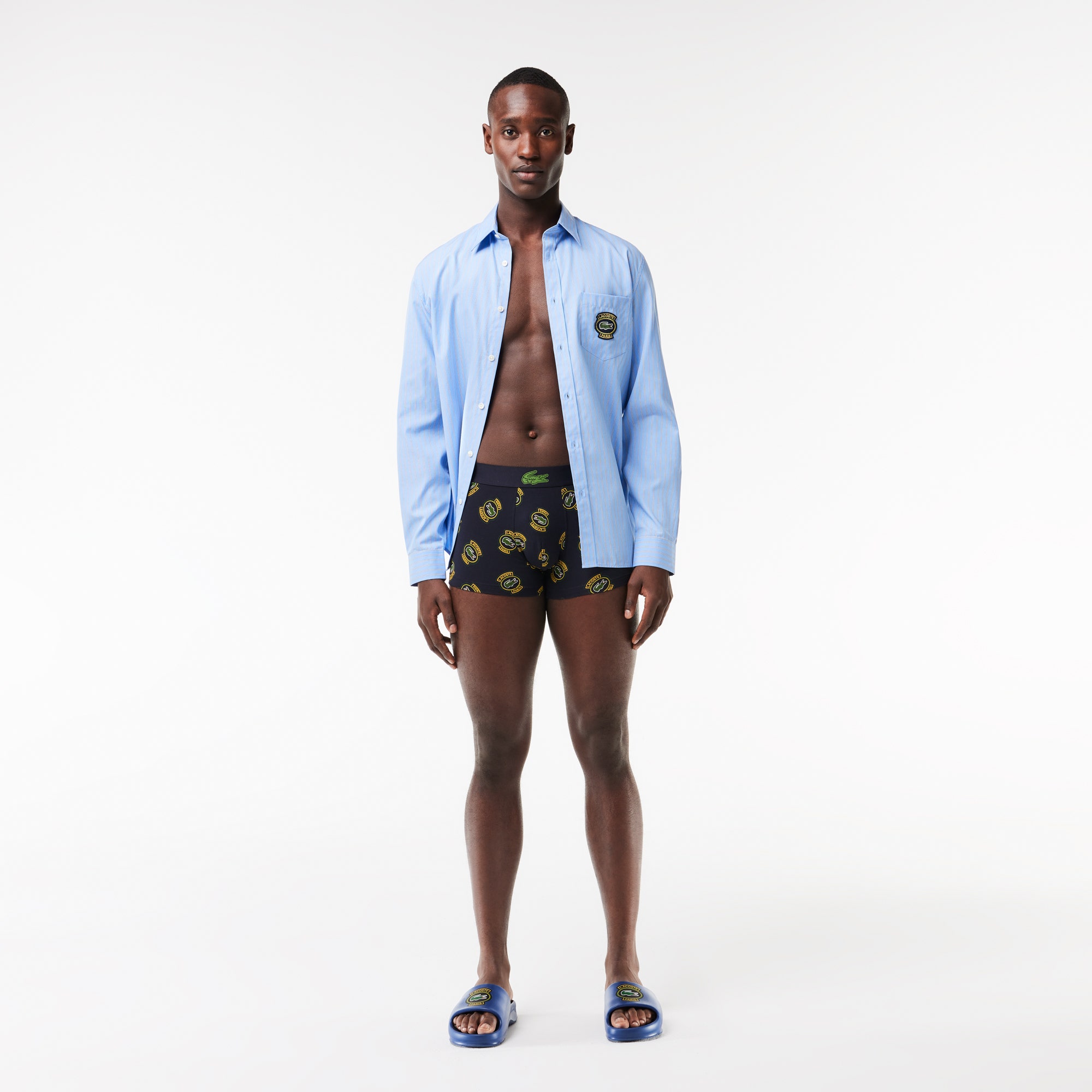 Printed Stretch Cotton Trunks