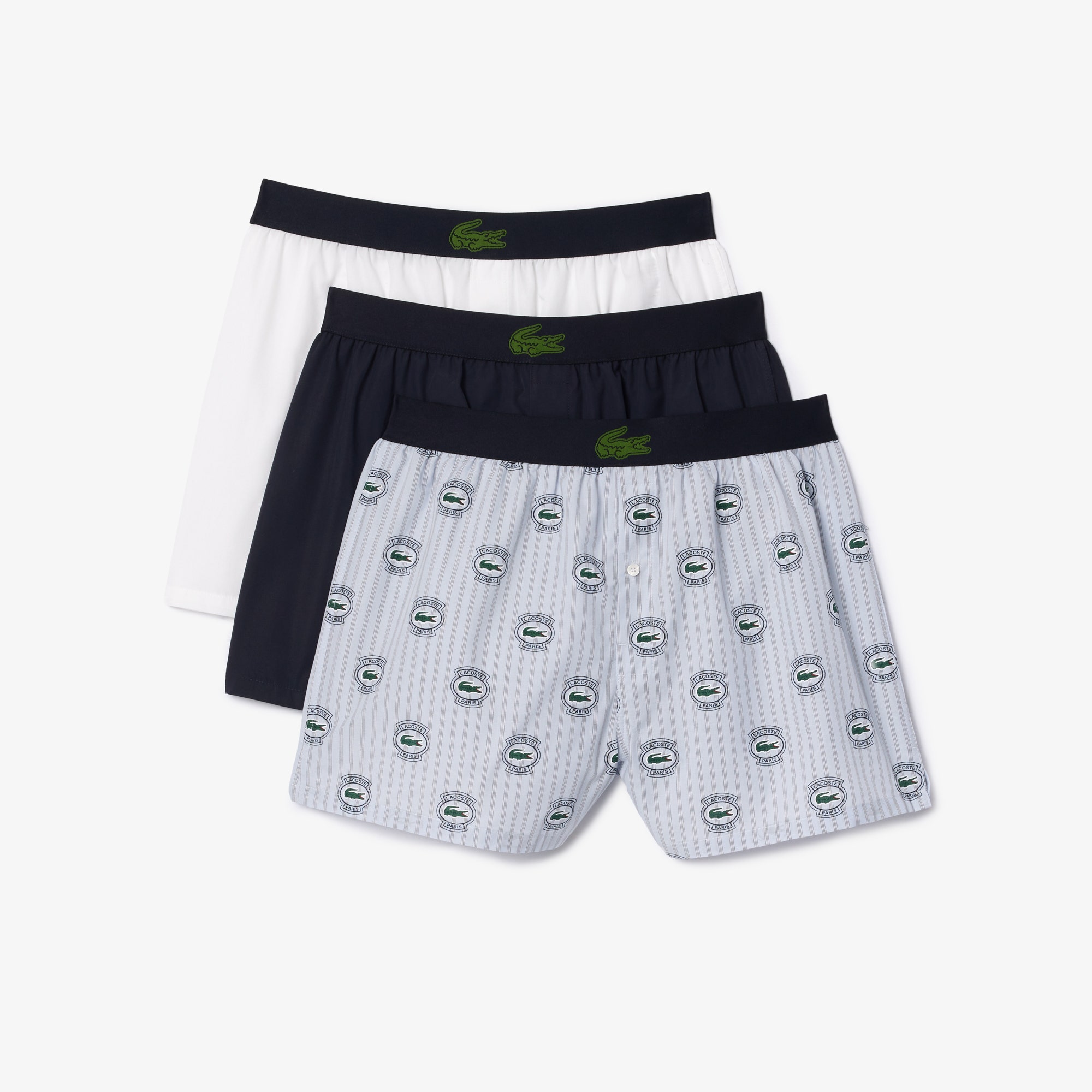 3-Pack Cotton Poplin Boxers