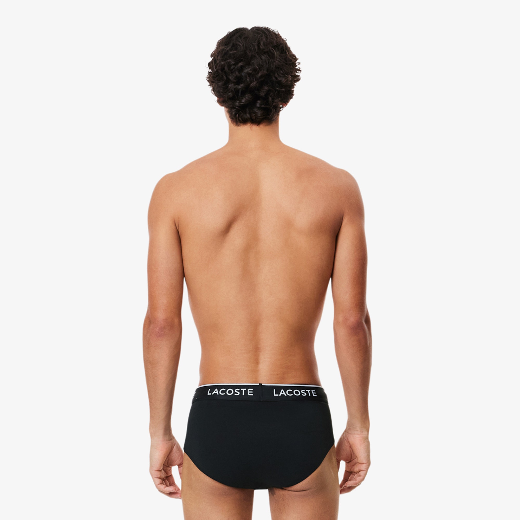 3-Pack Plain Cotton Logo Briefs