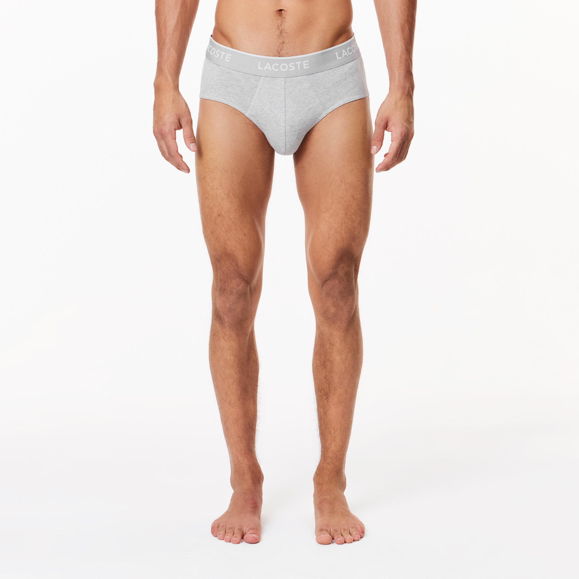 3-Pack Plain Cotton Logo Briefs