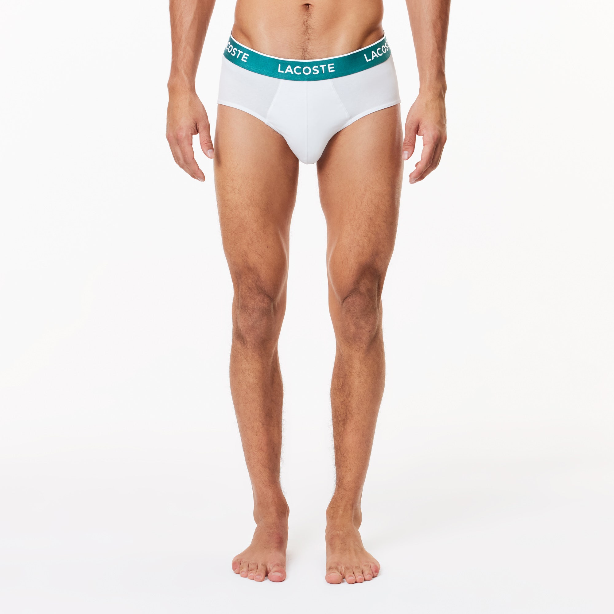 3-Pack Plain Cotton Logo Briefs
