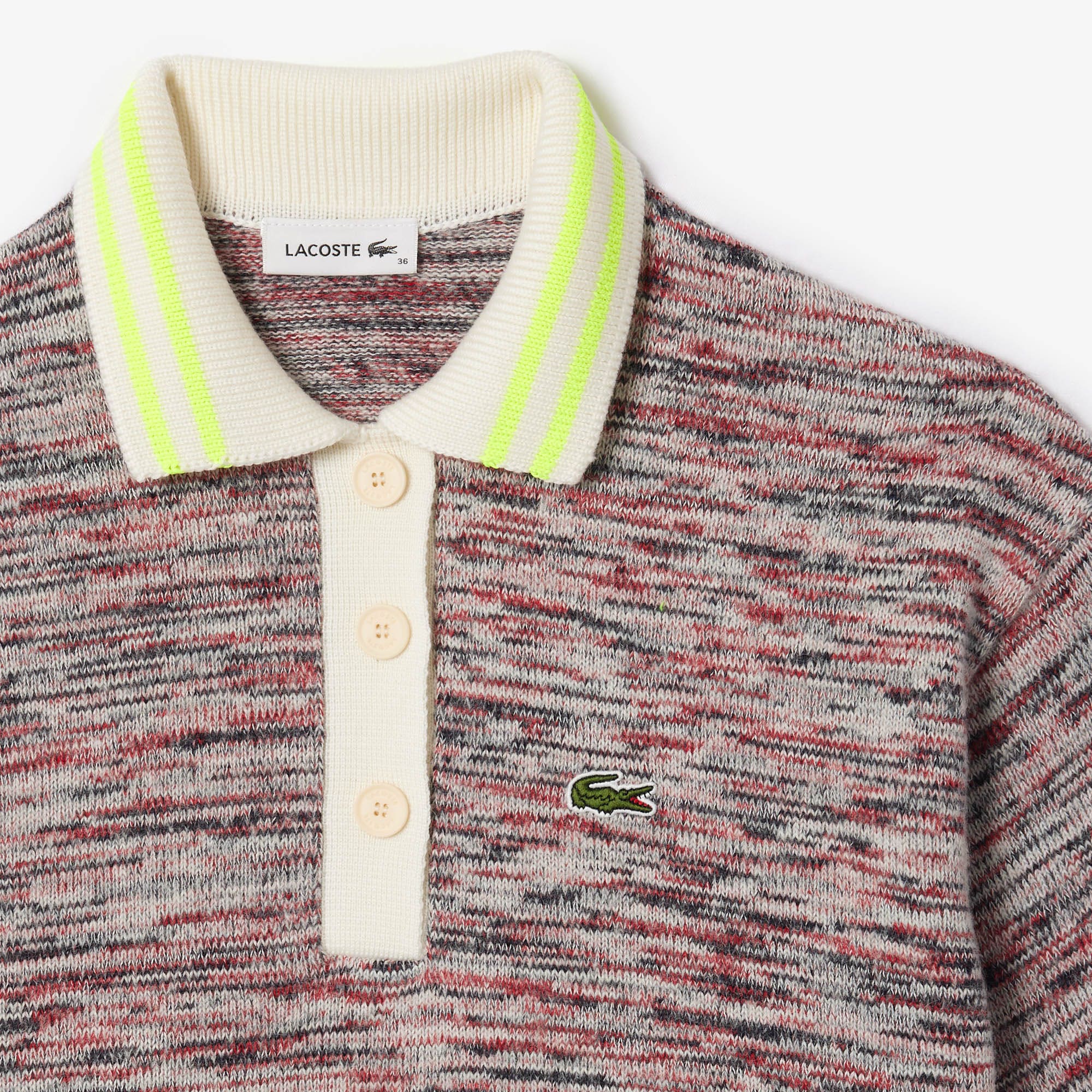 Cotton and Alpaca Blend Polo Neck Sweater