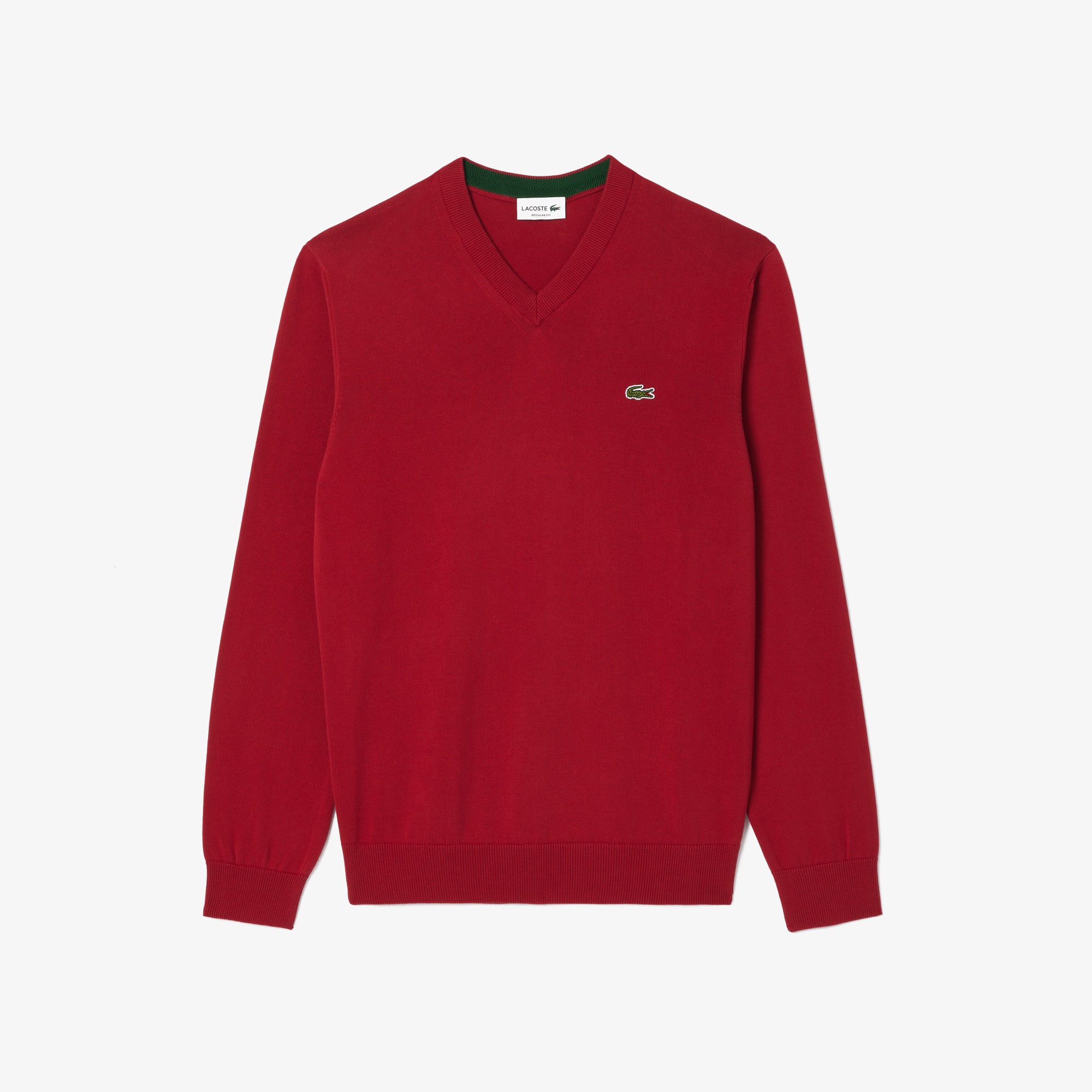 Monochrome Cotton V-neck Sweater