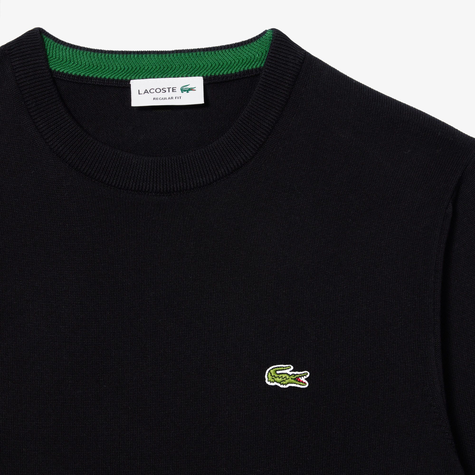 Monochrome Crew Neck Cotton Sweater