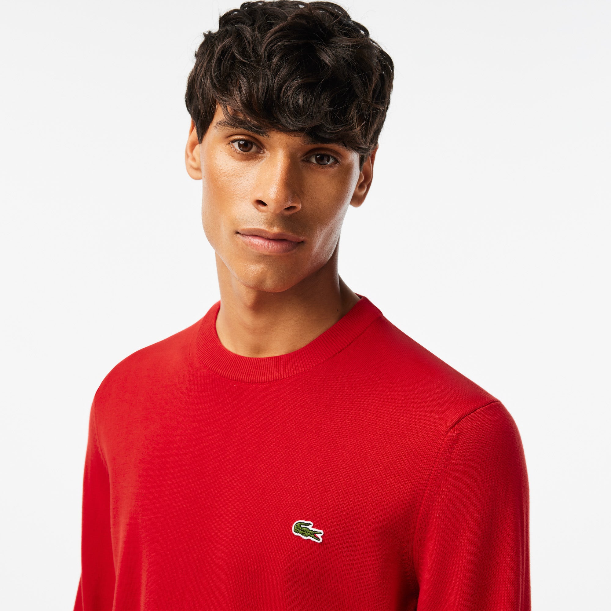 Monochrome Crew Neck Cotton Sweater