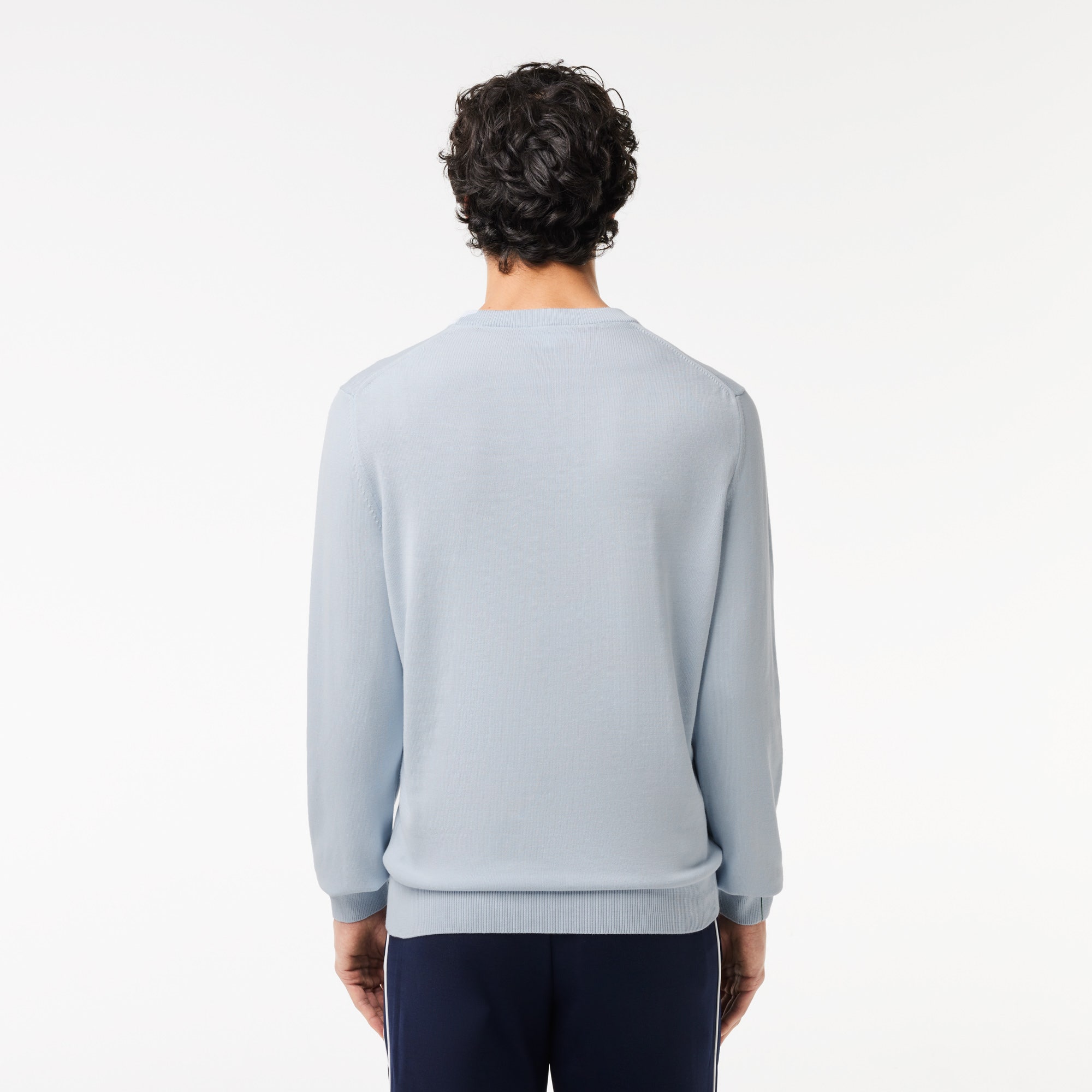 Monochrome Crew Neck Cotton Sweater