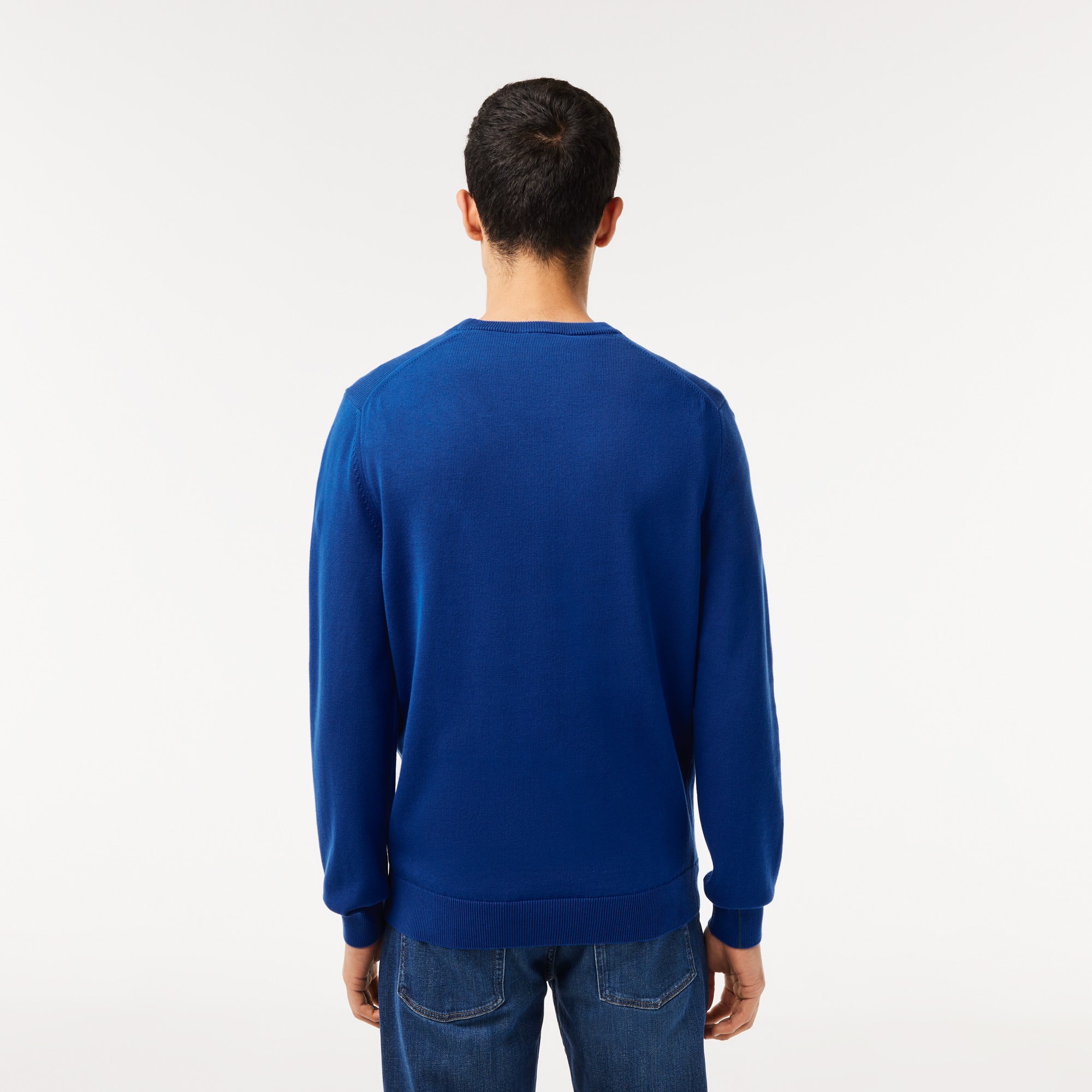Monochrome Crew Neck Cotton Sweater