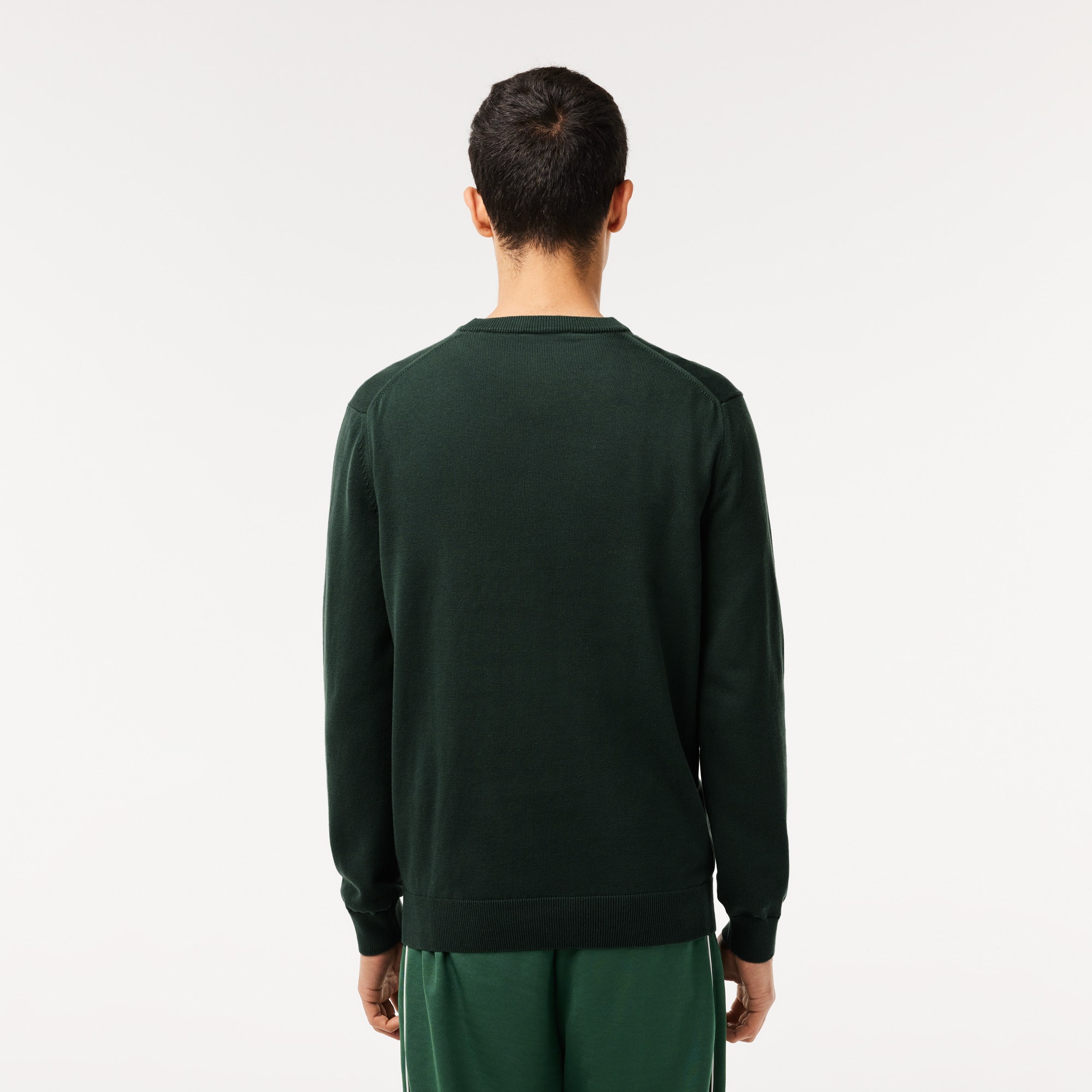 Monochrome Crew Neck Cotton Sweater
