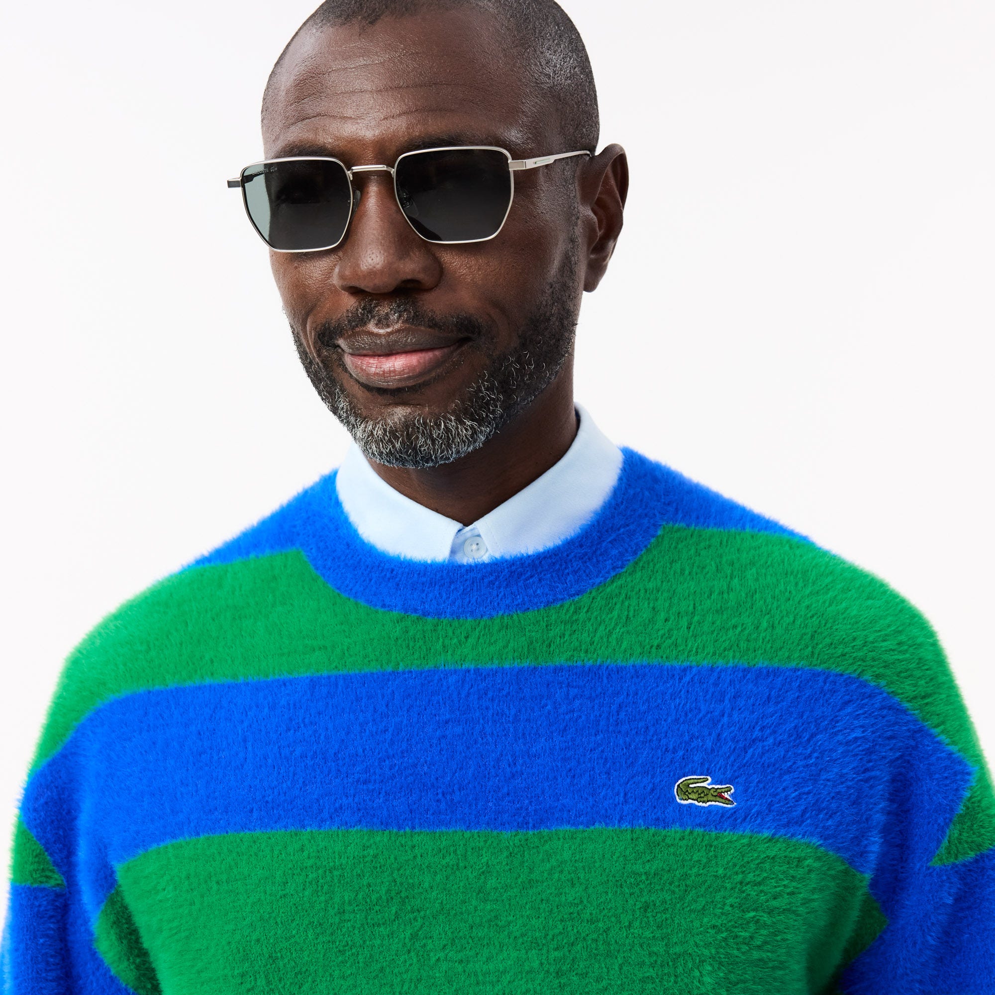 Relaxed Fit Fuzzy Knit Sweater