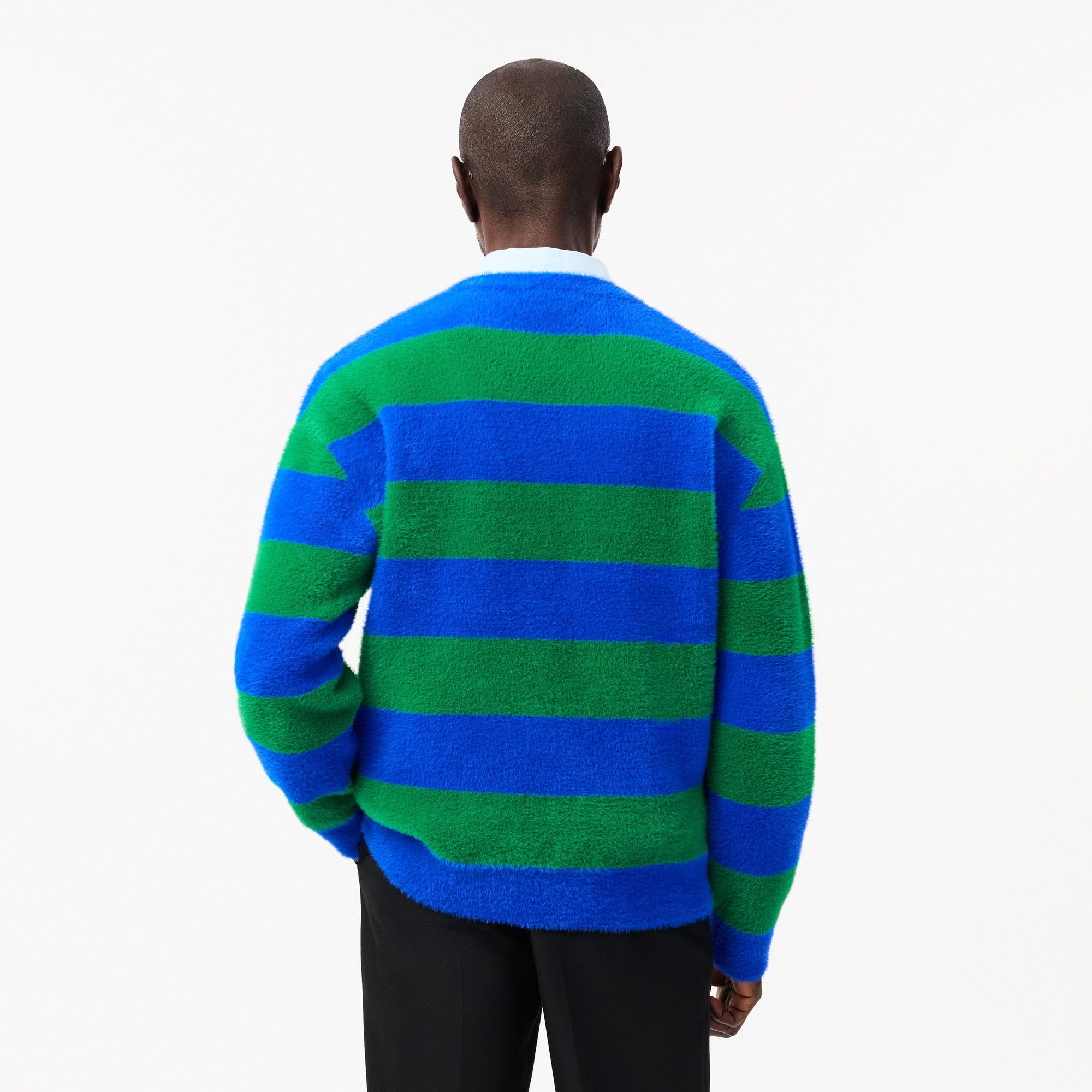Relaxed Fit Fuzzy Knit Sweater