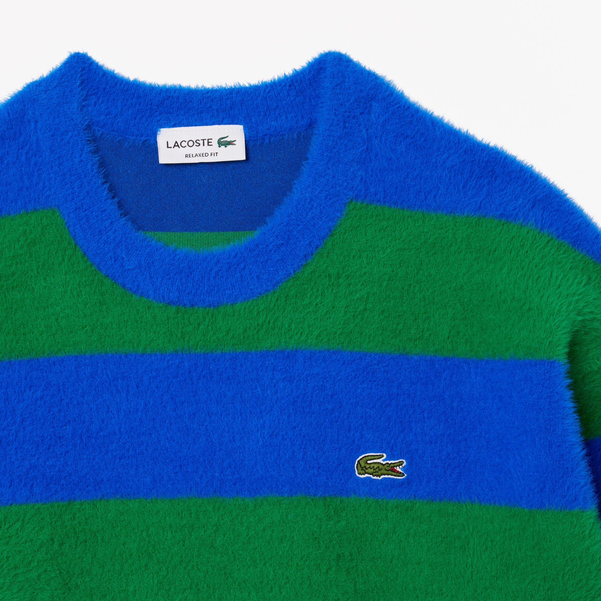 Relaxed Fit Fuzzy Knit Sweater