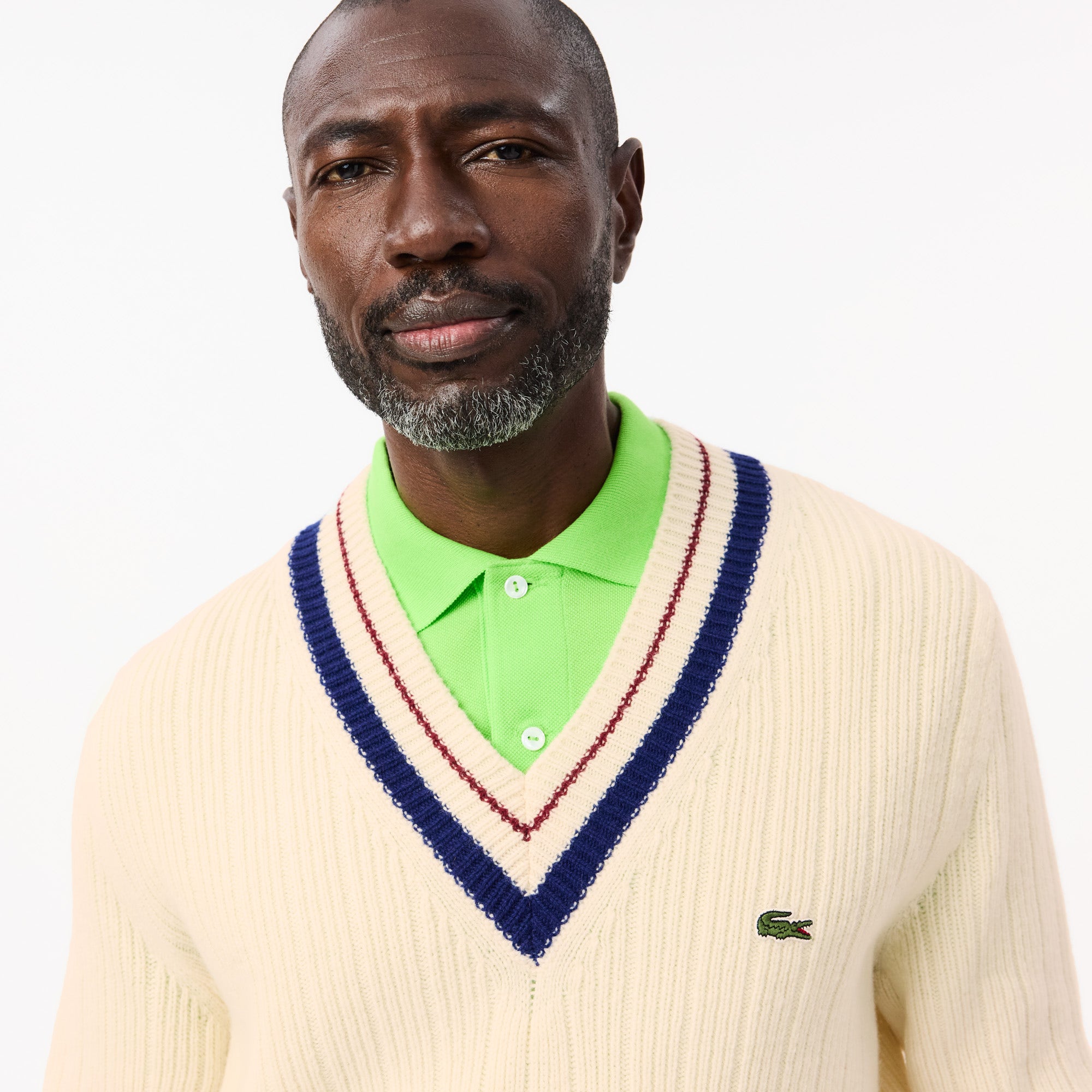 Tennis Style Thick Wool Sweater