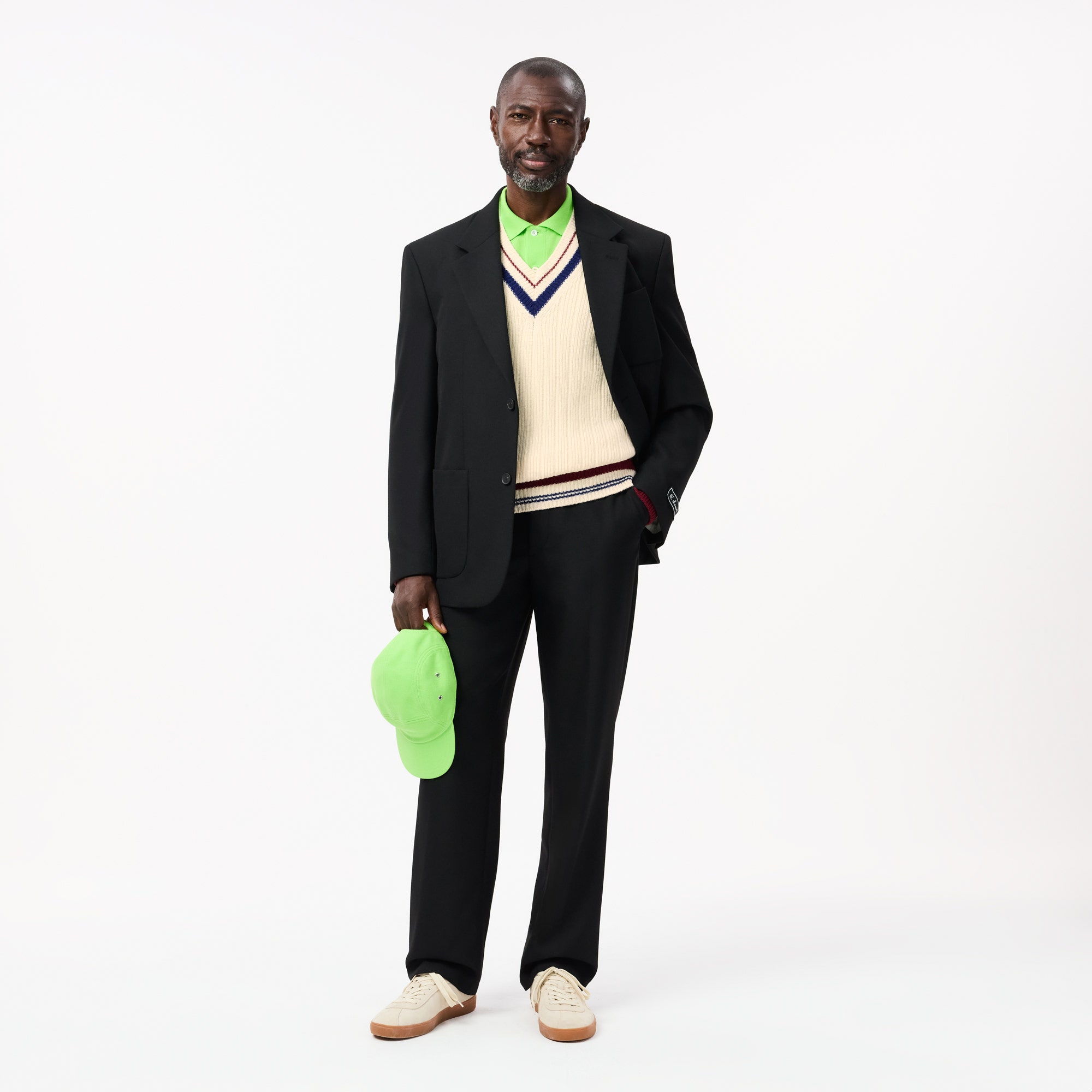 Tennis Style Thick Wool Sweater