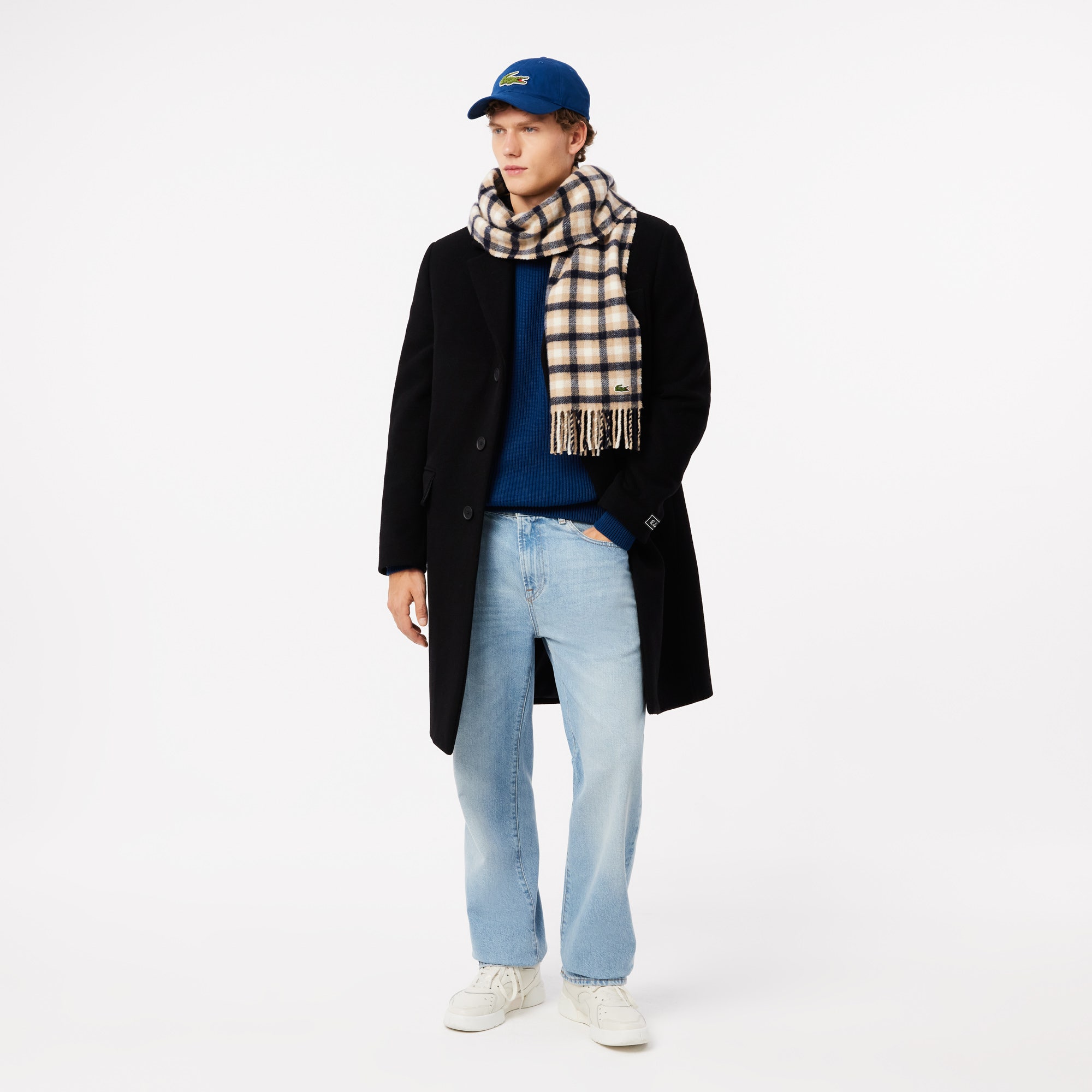 Pearl Rib Cotton Crew Neck Sweater