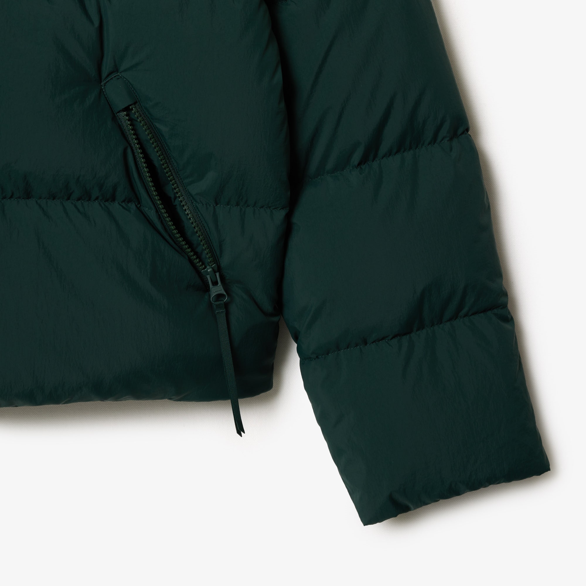 Relaxed Fit Glossy Crocodile Down Jacket