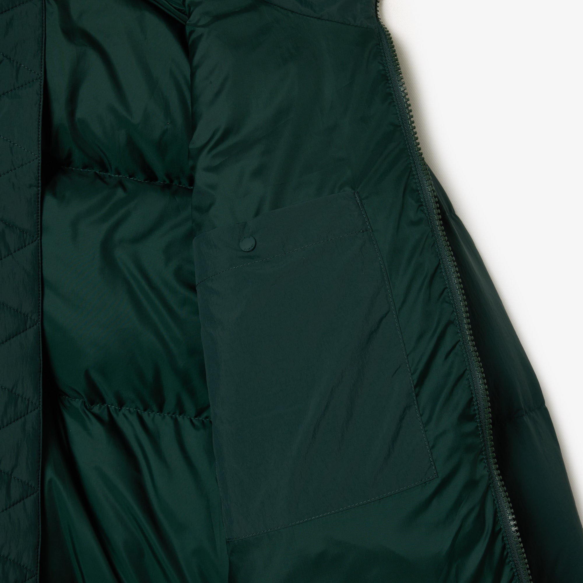Relaxed Fit Glossy Crocodile Down Jacket