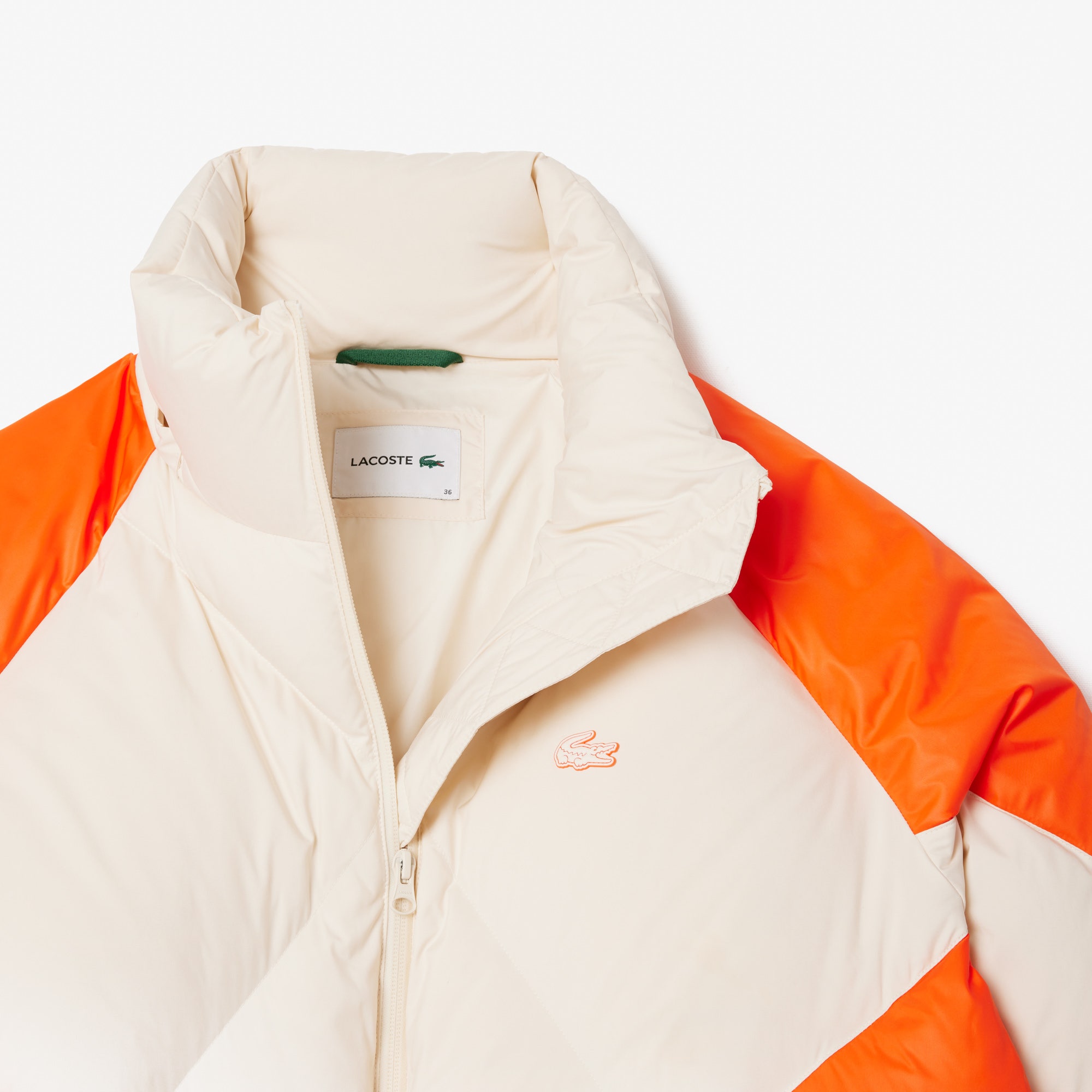 Colourblock Hooded Down Jacket