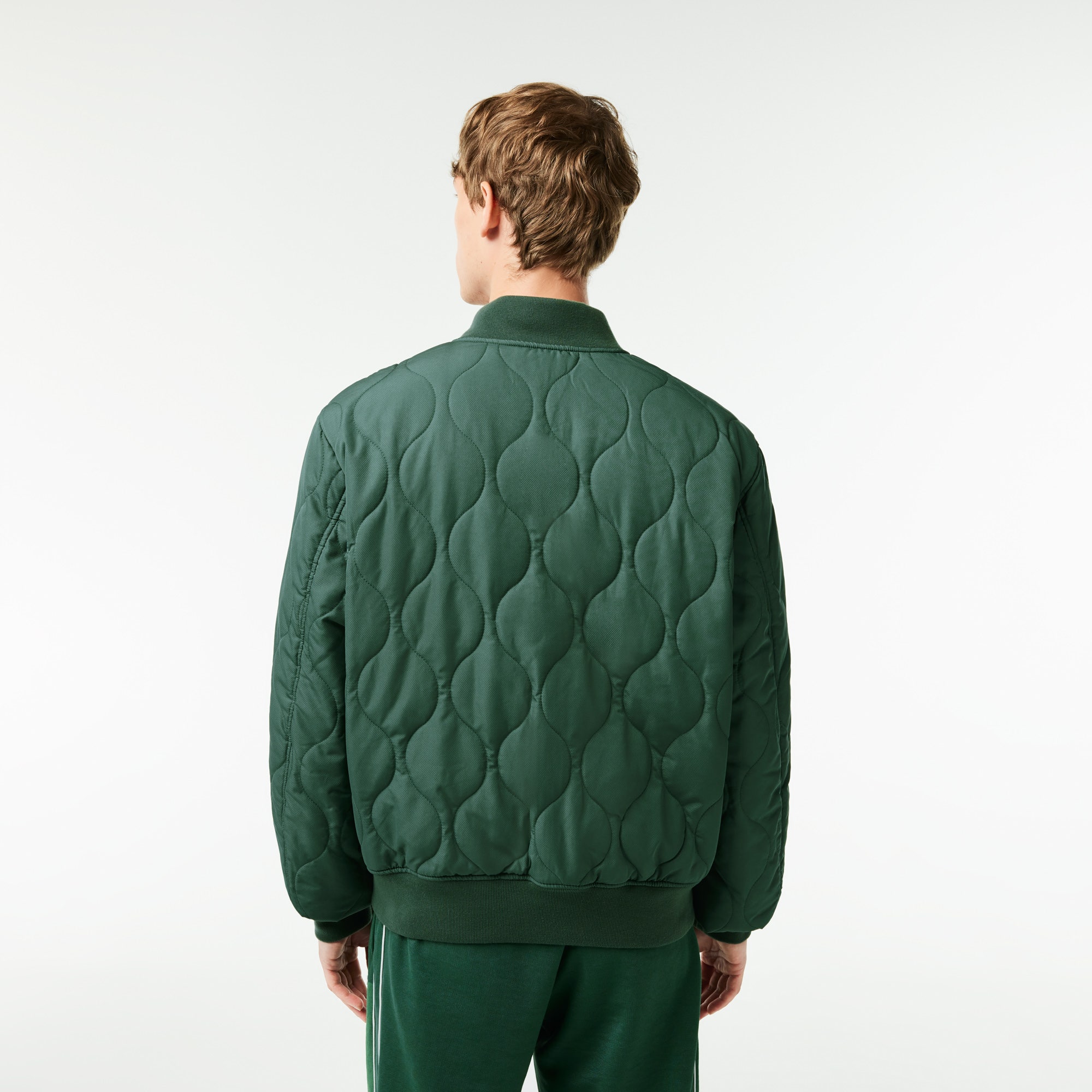 Men's Lacoste Reversible Quilted Taffeta Bomber Jacket
