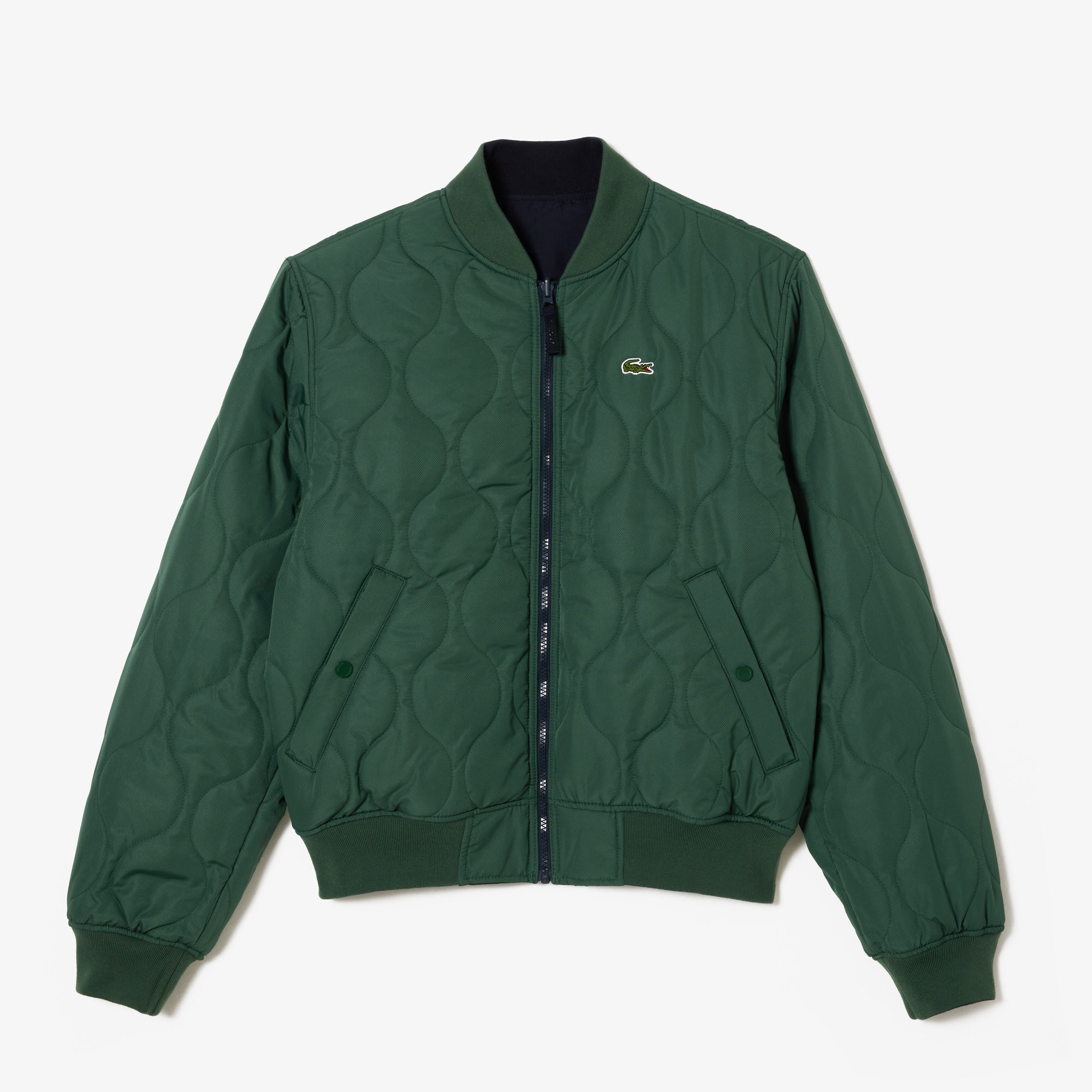 Men's Lacoste Reversible Quilted Taffeta Bomber Jacket