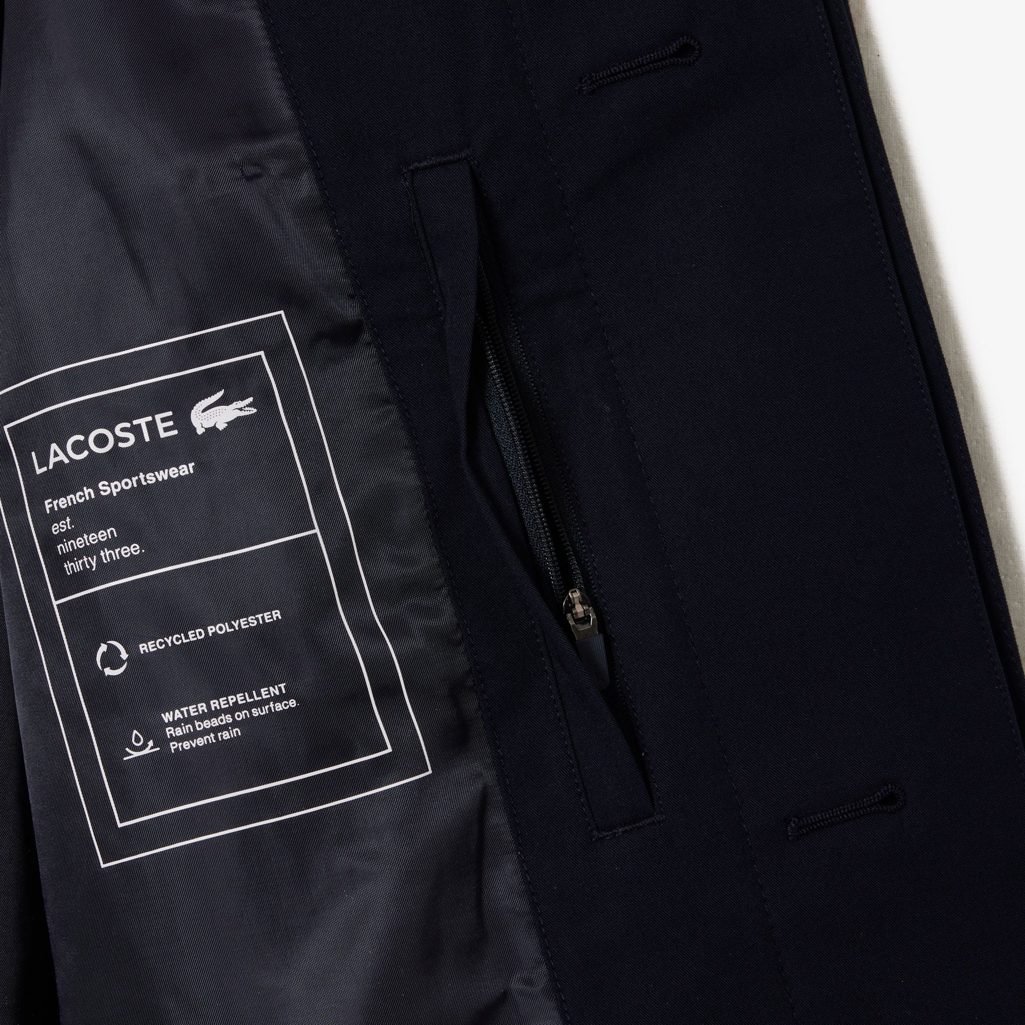 Lightweight Showerproof Cotton Twill Trench Coat