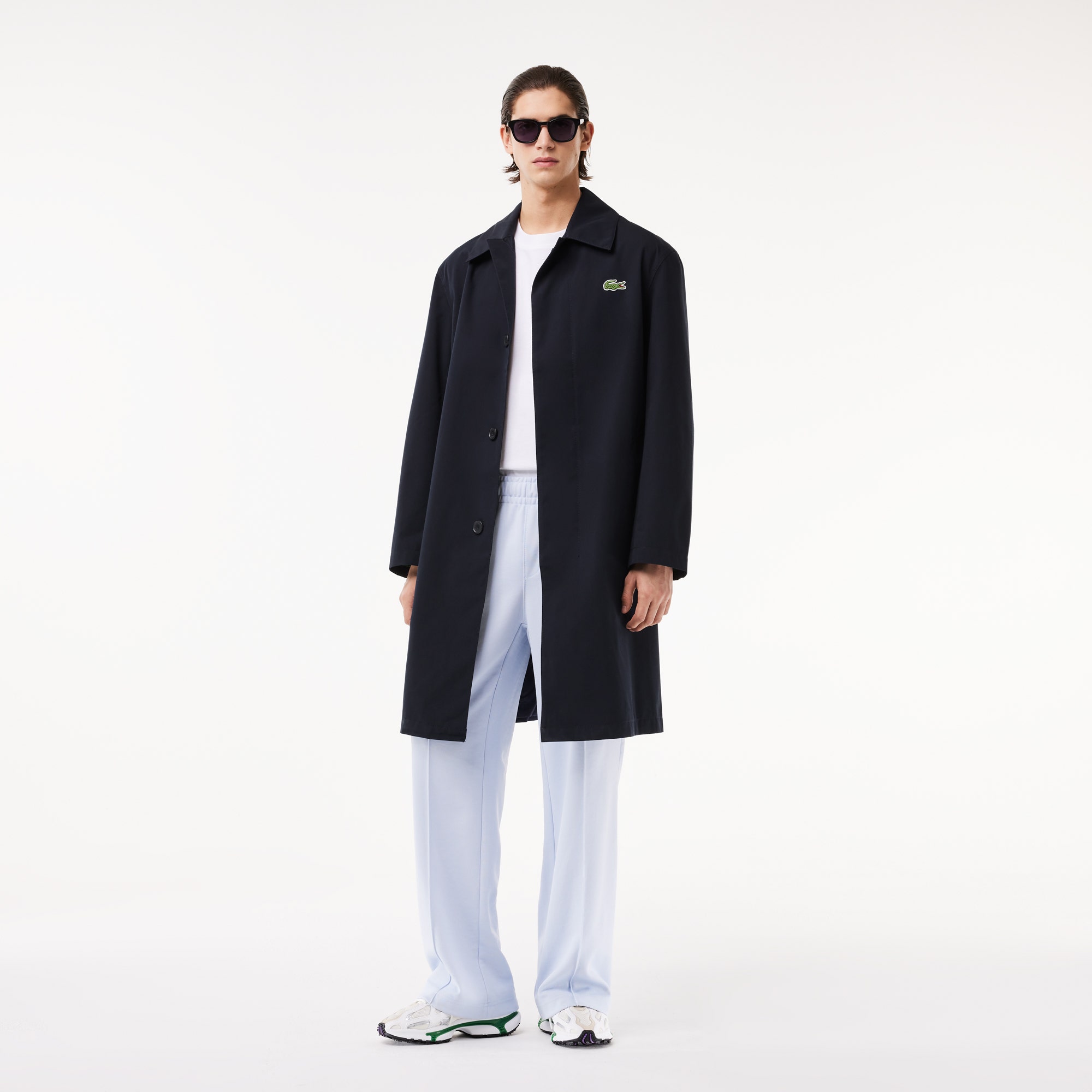 Lightweight Showerproof Cotton Twill Trench Coat