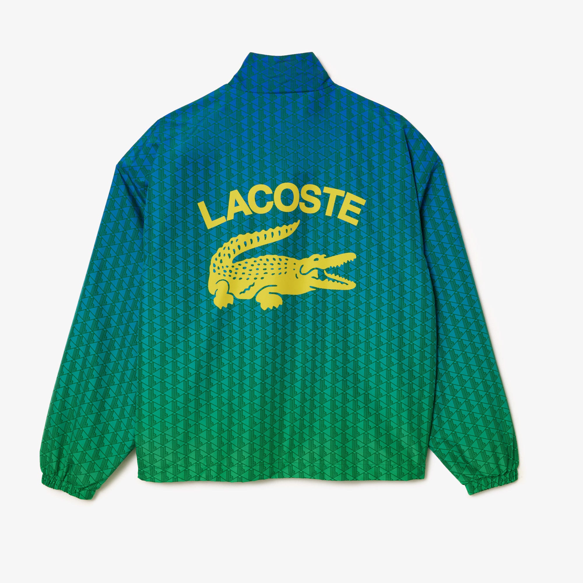 Monogram Print Ombre Effect Sportsuit Jacket