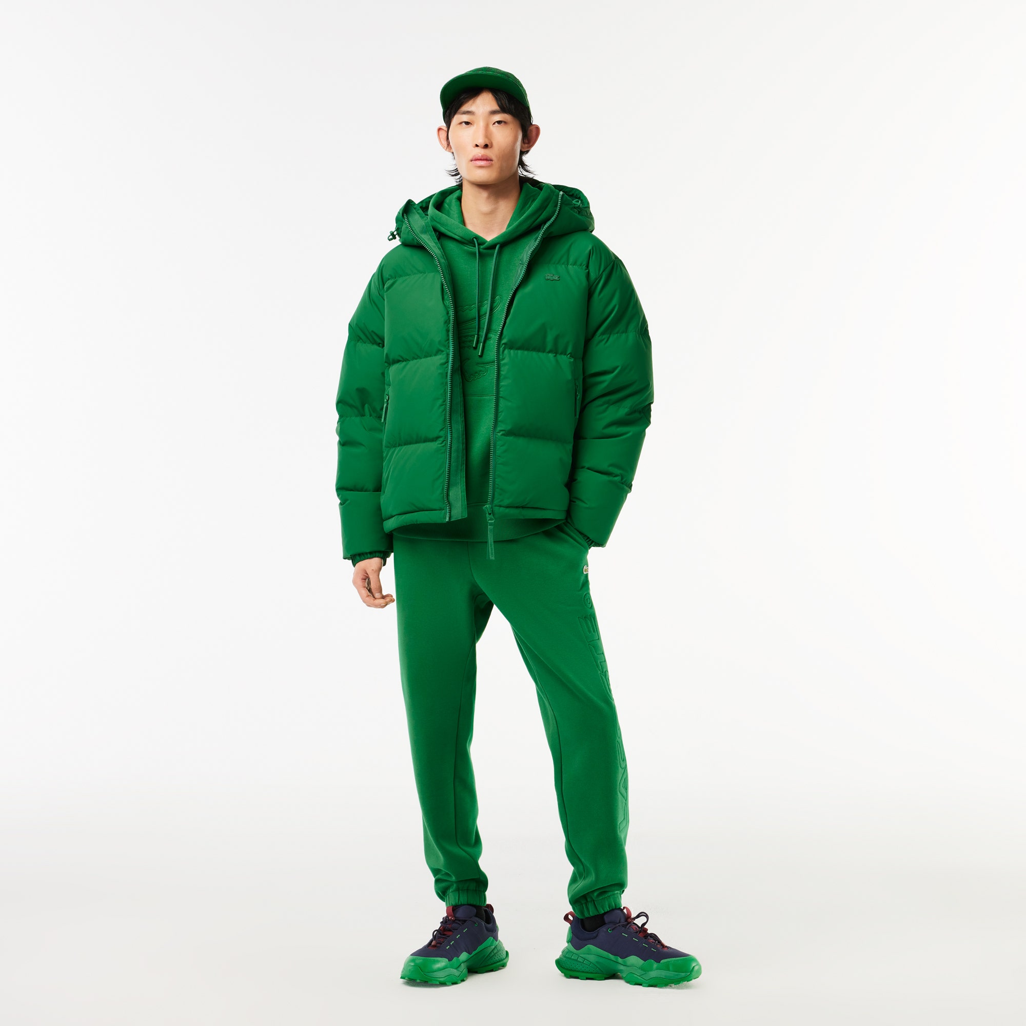 Men's Lacoste Quilted Water-Repellent Short Jacket