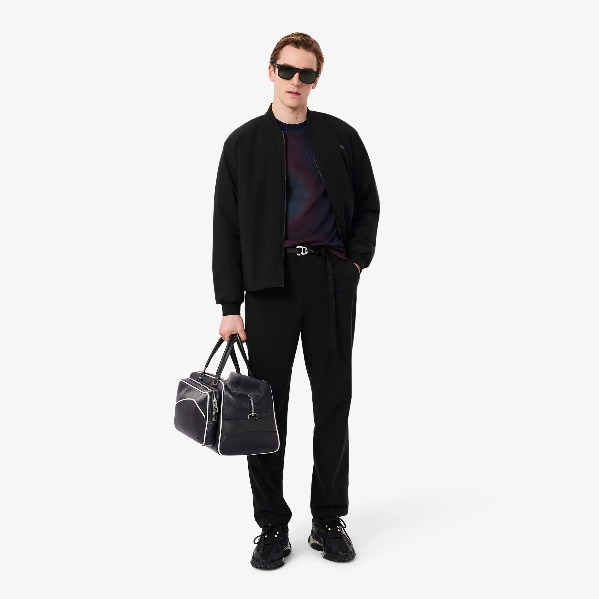 Quilted Water-Repellent Stretch Bomber Jacket