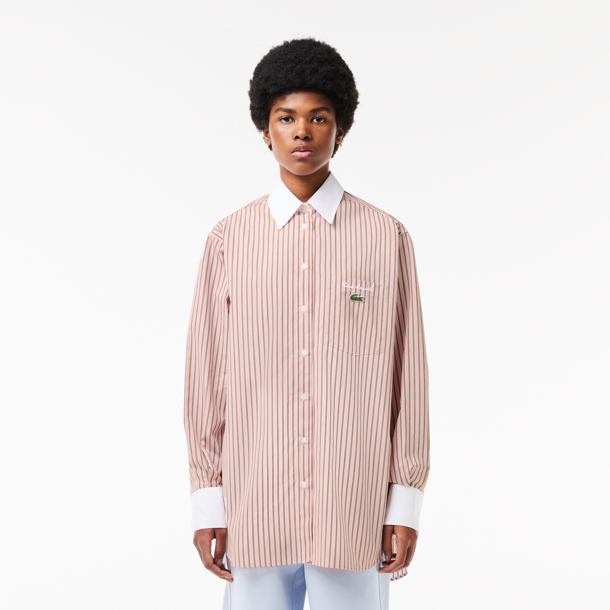 Long Oversized Poplin Shirt