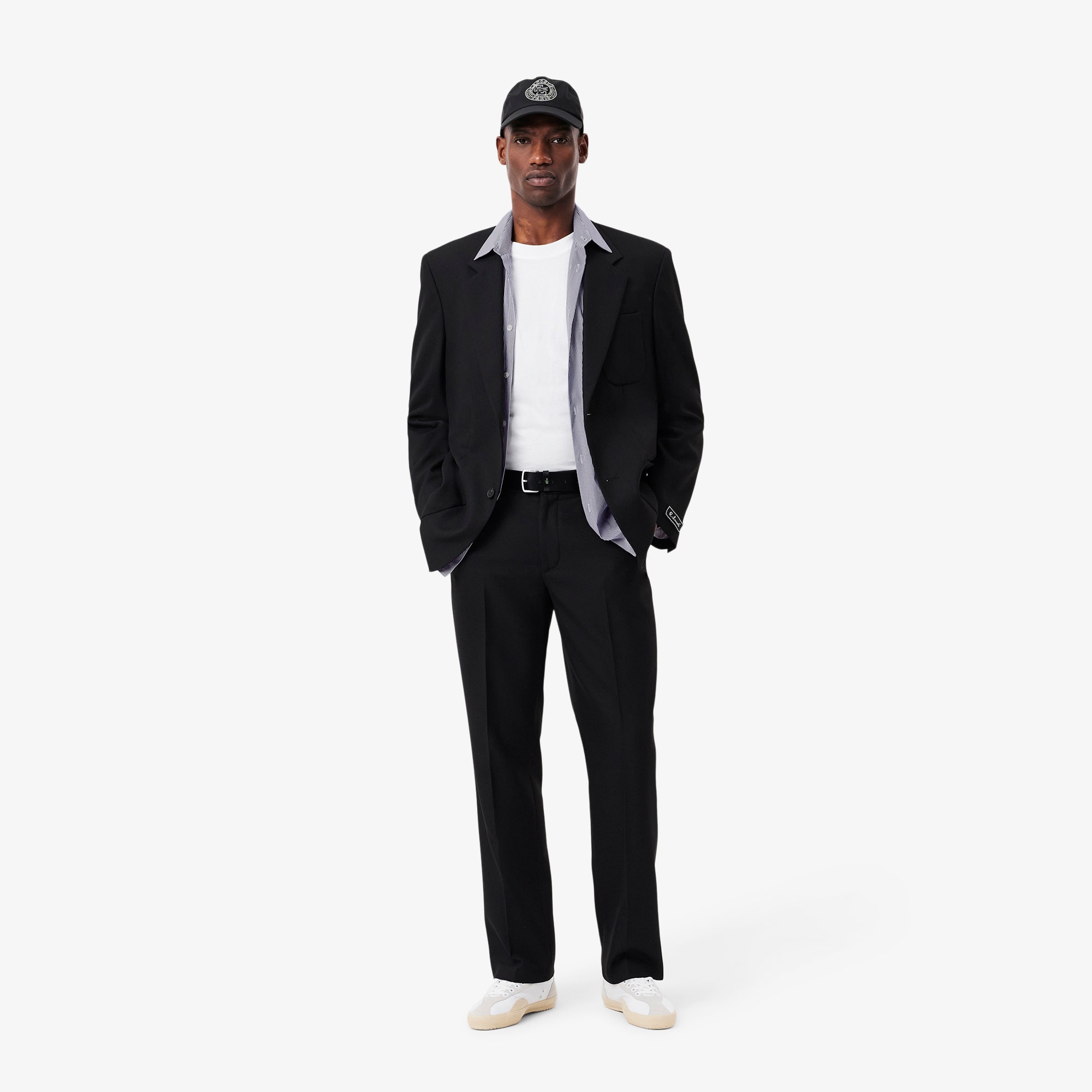 Slim Fit Striped Stretch Poplin Shirt