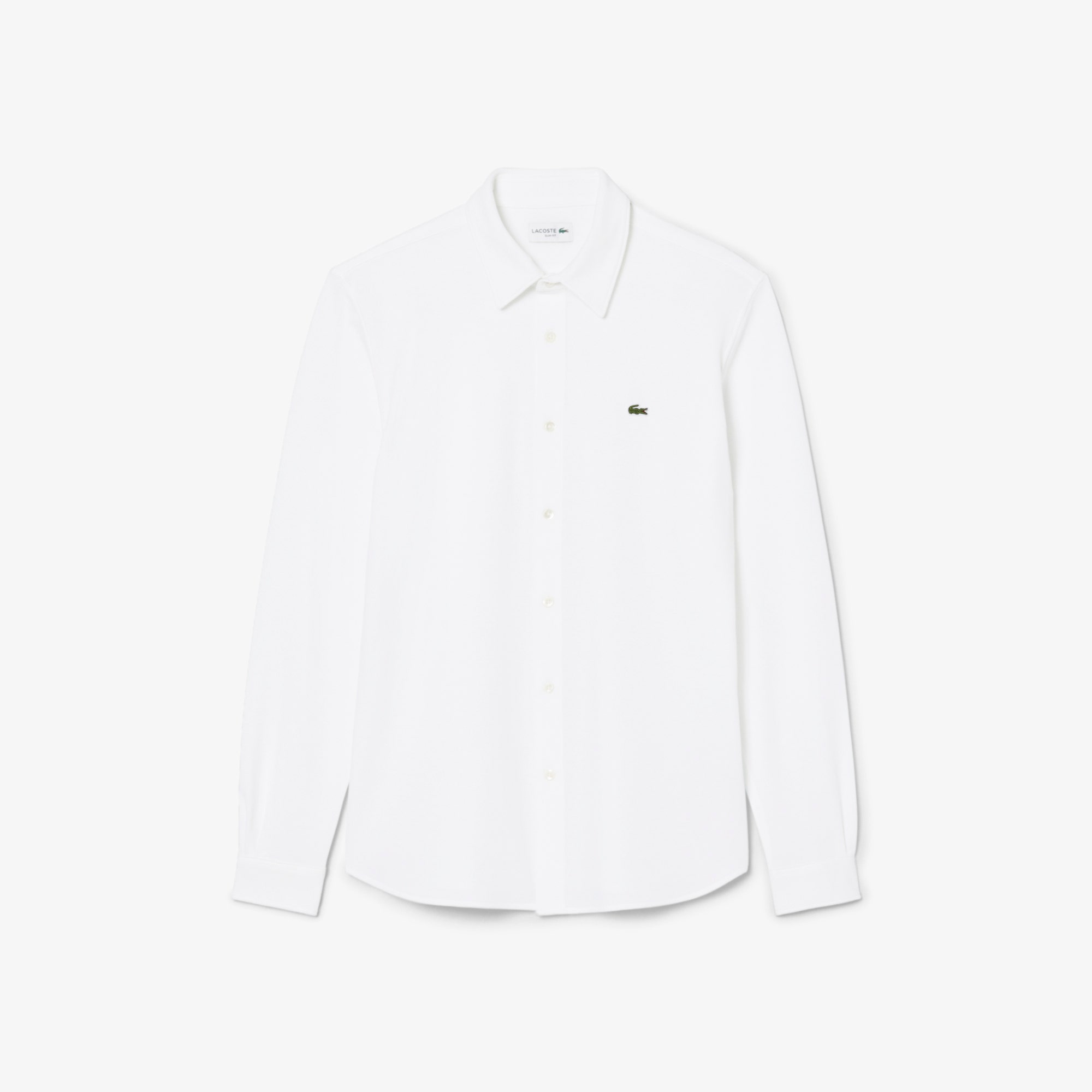 Slim Fit Cotton Pique Shirt