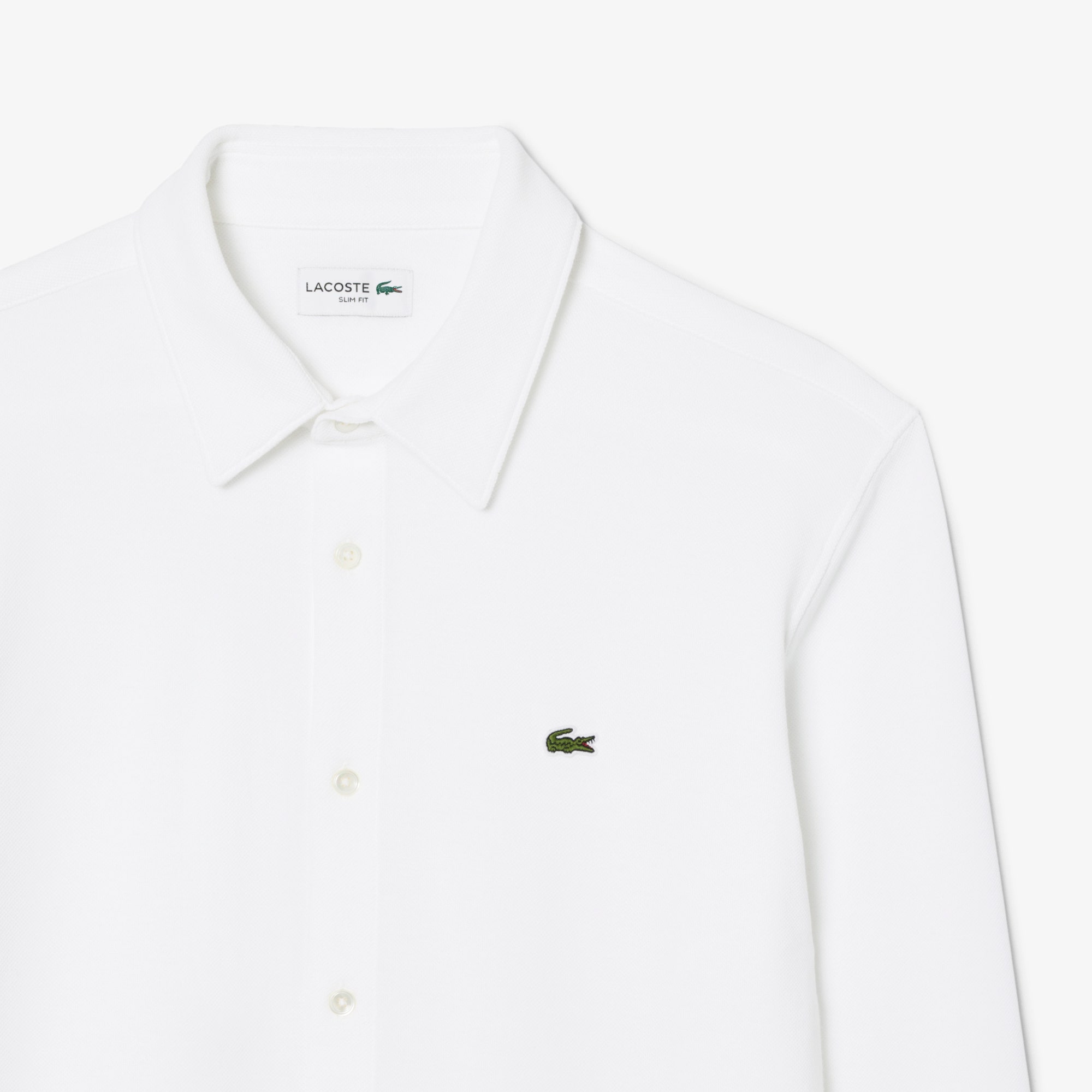 Slim Fit Cotton Pique Shirt